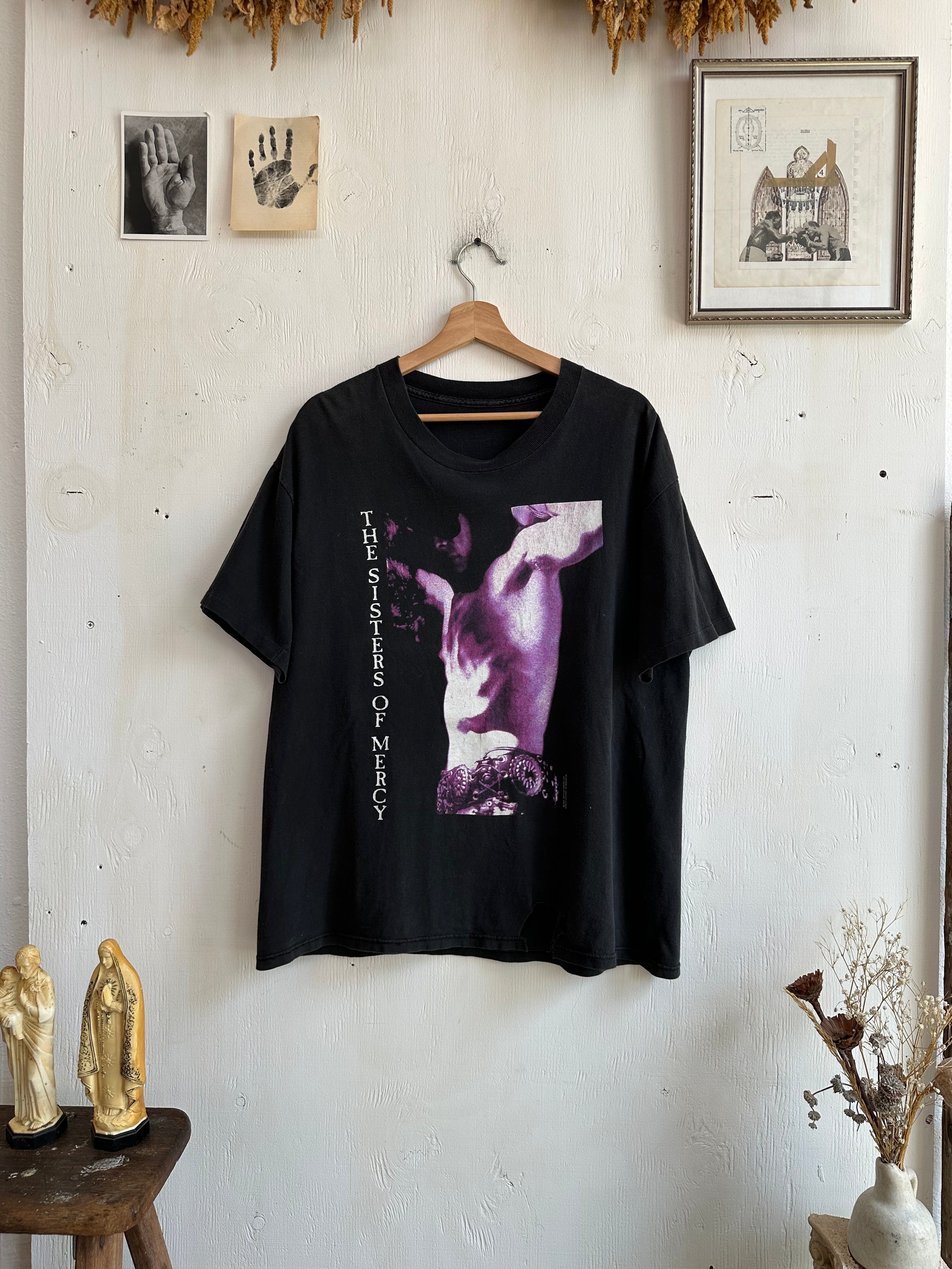 1991 Well-Worn Sisters of Mercy Tour T-Shirt (XL)
