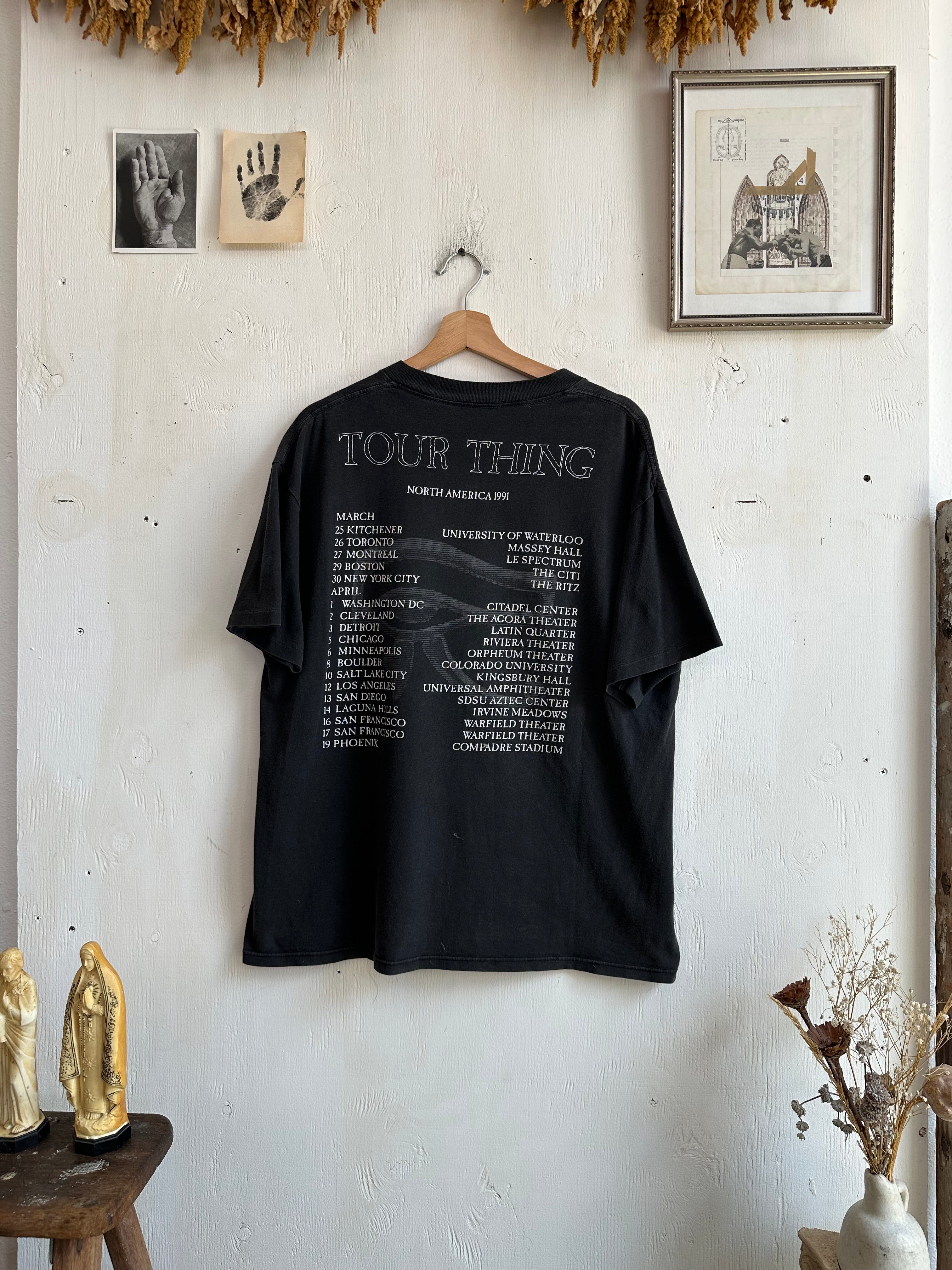1991 Well-Worn Sisters of Mercy Tour T-Shirt (XL)