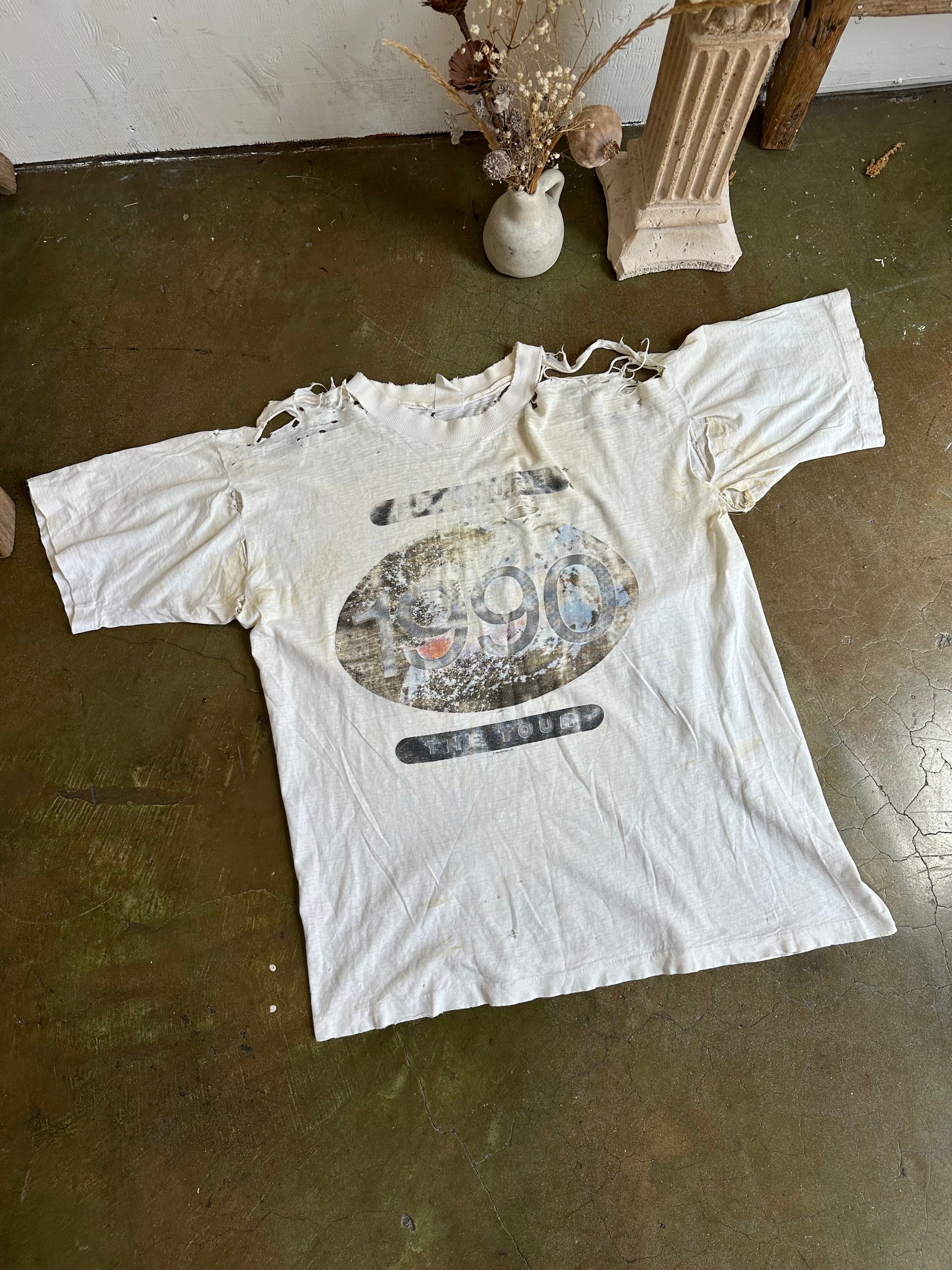 1990 Thrashed Erasure Tour T-Shirt (Boxy XL)