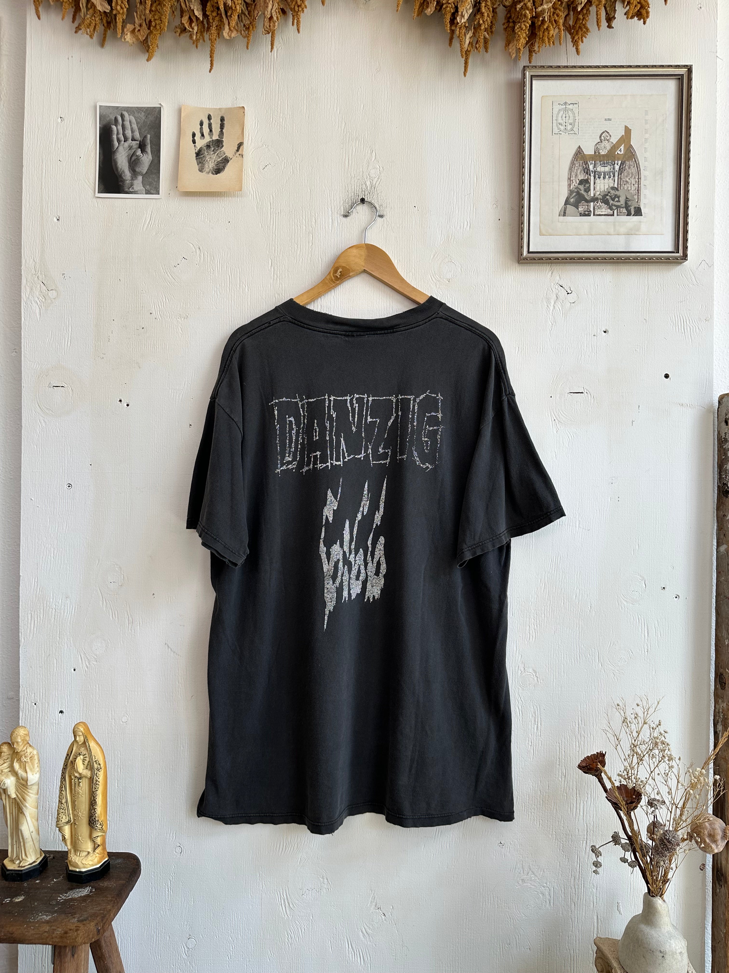 1990s Well-Worn Danzig '666' T-Shirt (Boxy XL)