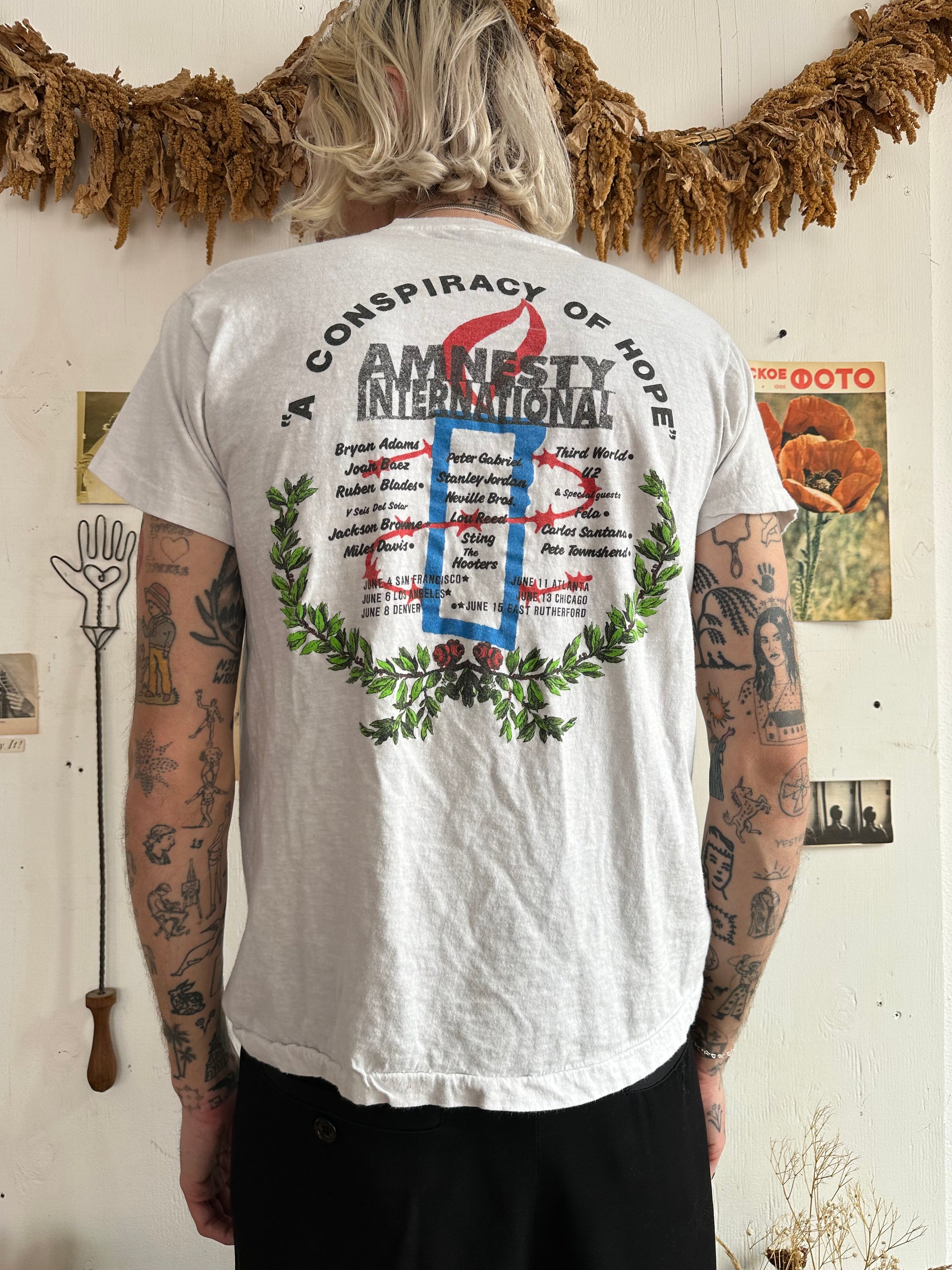 1986 A Conspiracy of Hope Tee