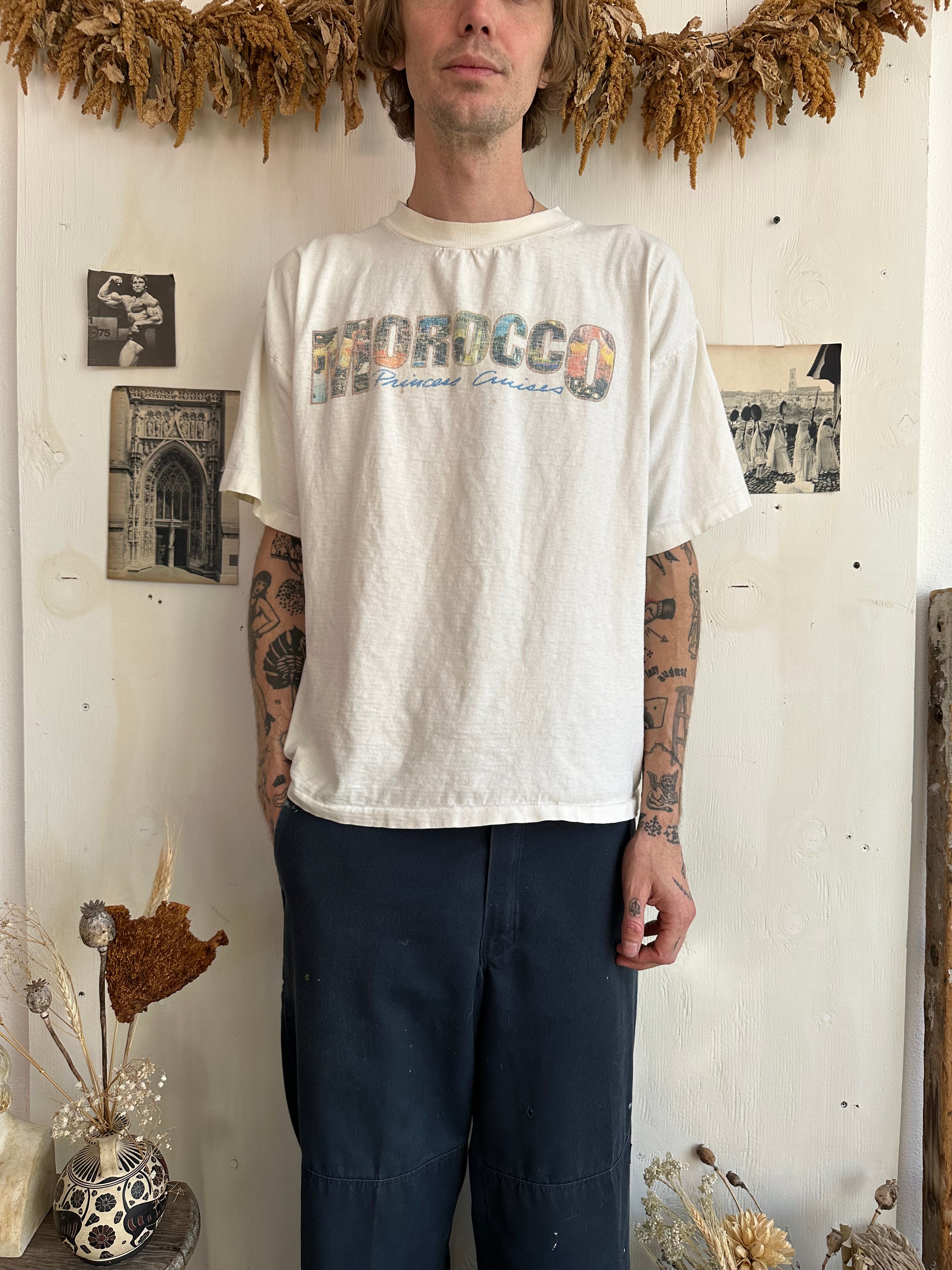 1990s Well-Worn Morocco T-Shirt (Boxy XL)