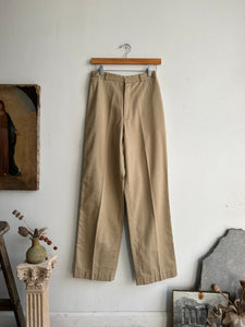 1960s Sears Tan Trousers (27 x 29)