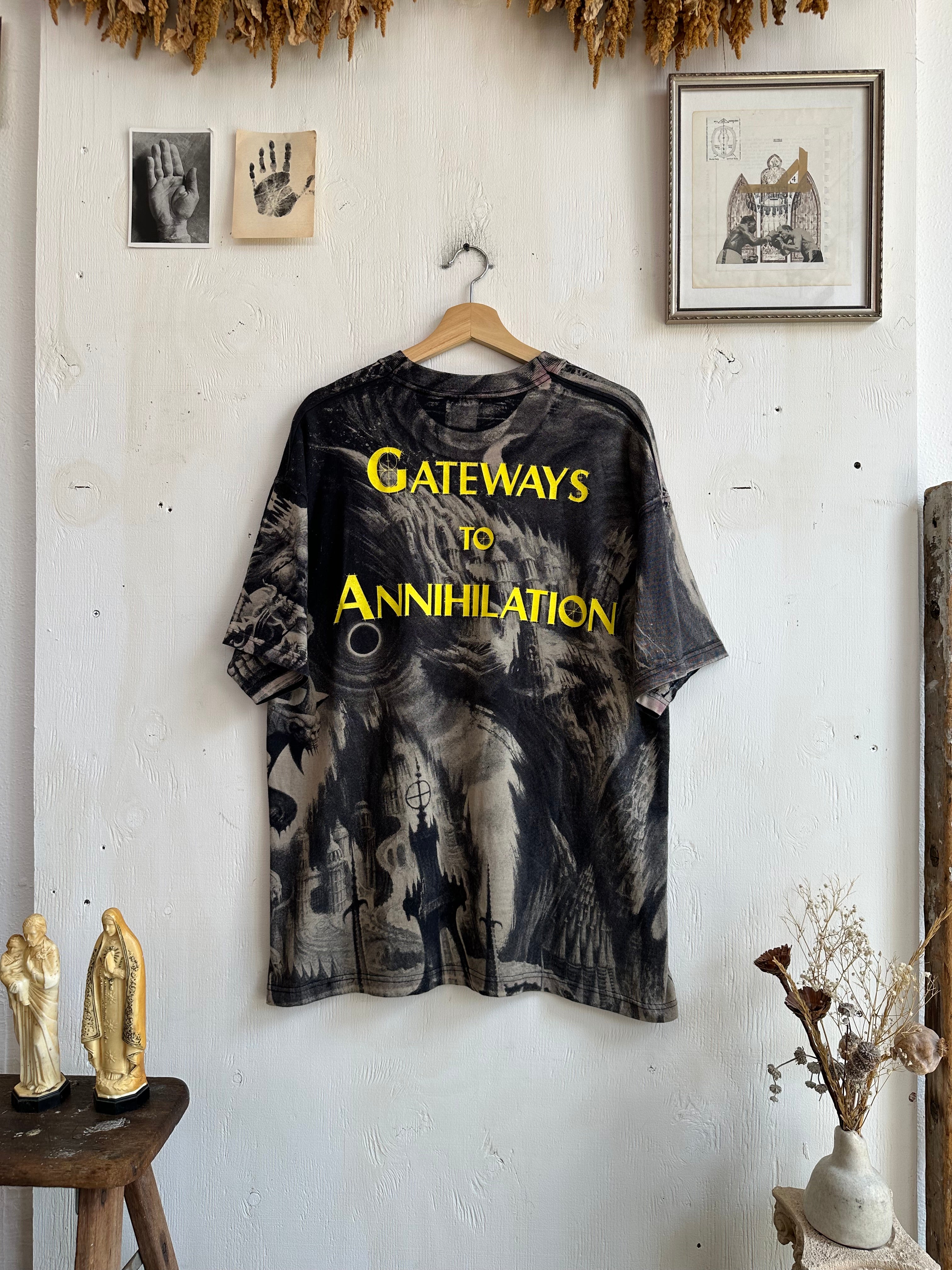 1990s Morbid Angel "Gateways To Annihilation" All Over Print Tee (XL)