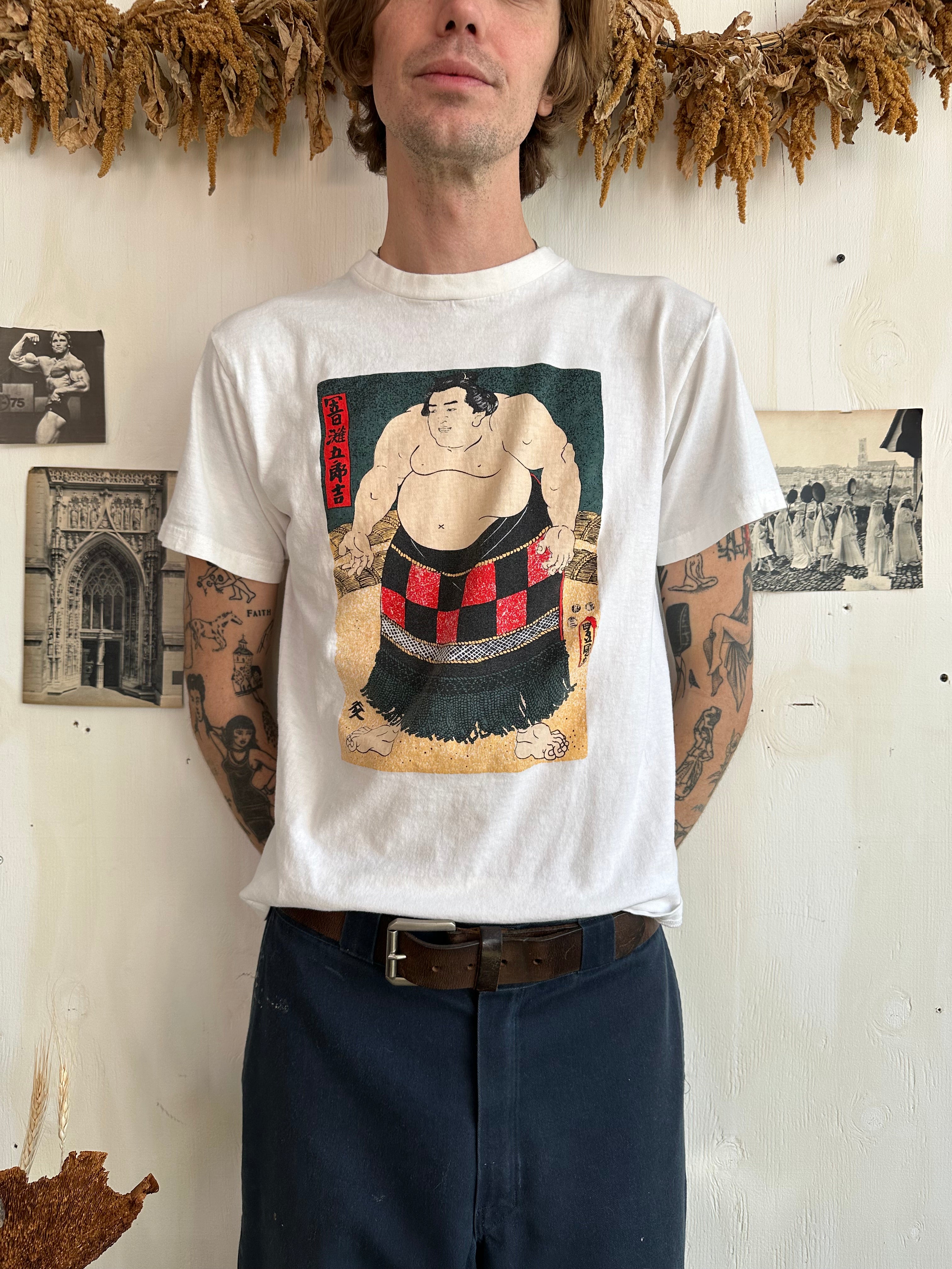 1980s Sumo Wrestler T-Shirt (M)