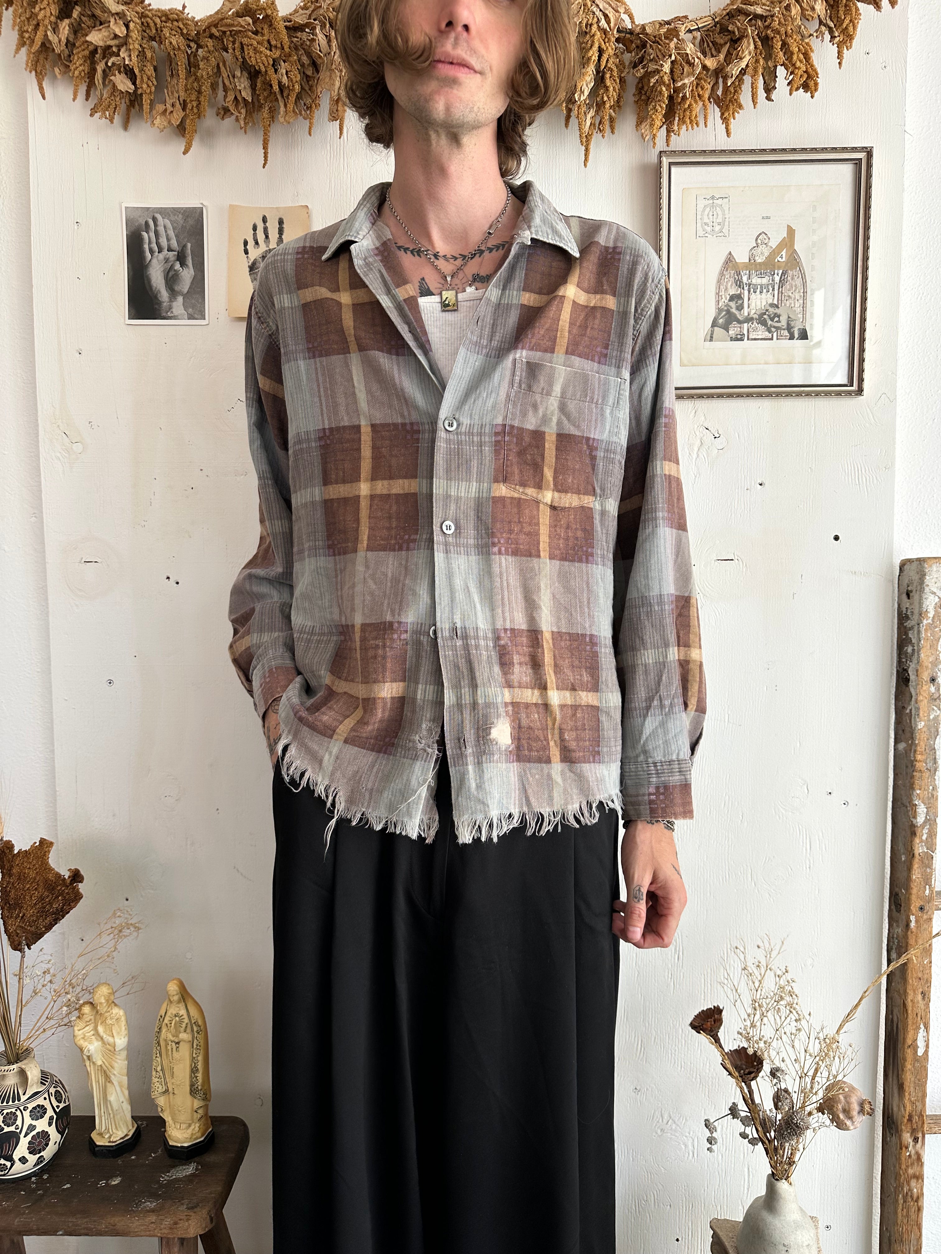 1950s Buttery Soft Cotton Flannel (Boxy M)