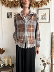 1950s Buttery Soft Cotton Flannel (Boxy M)