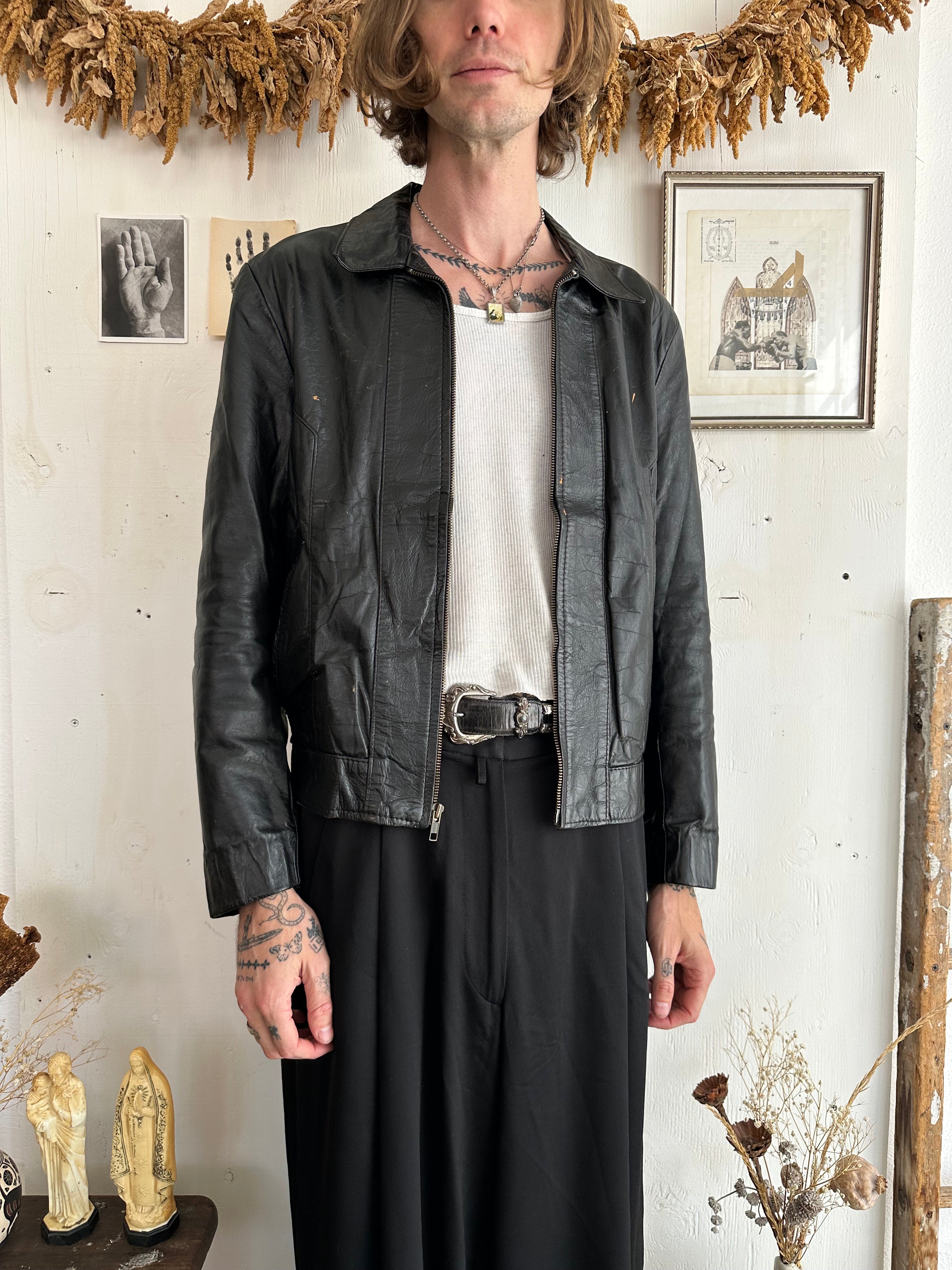 1980s Wilsons Leather Jacket (Boxy S/M)
