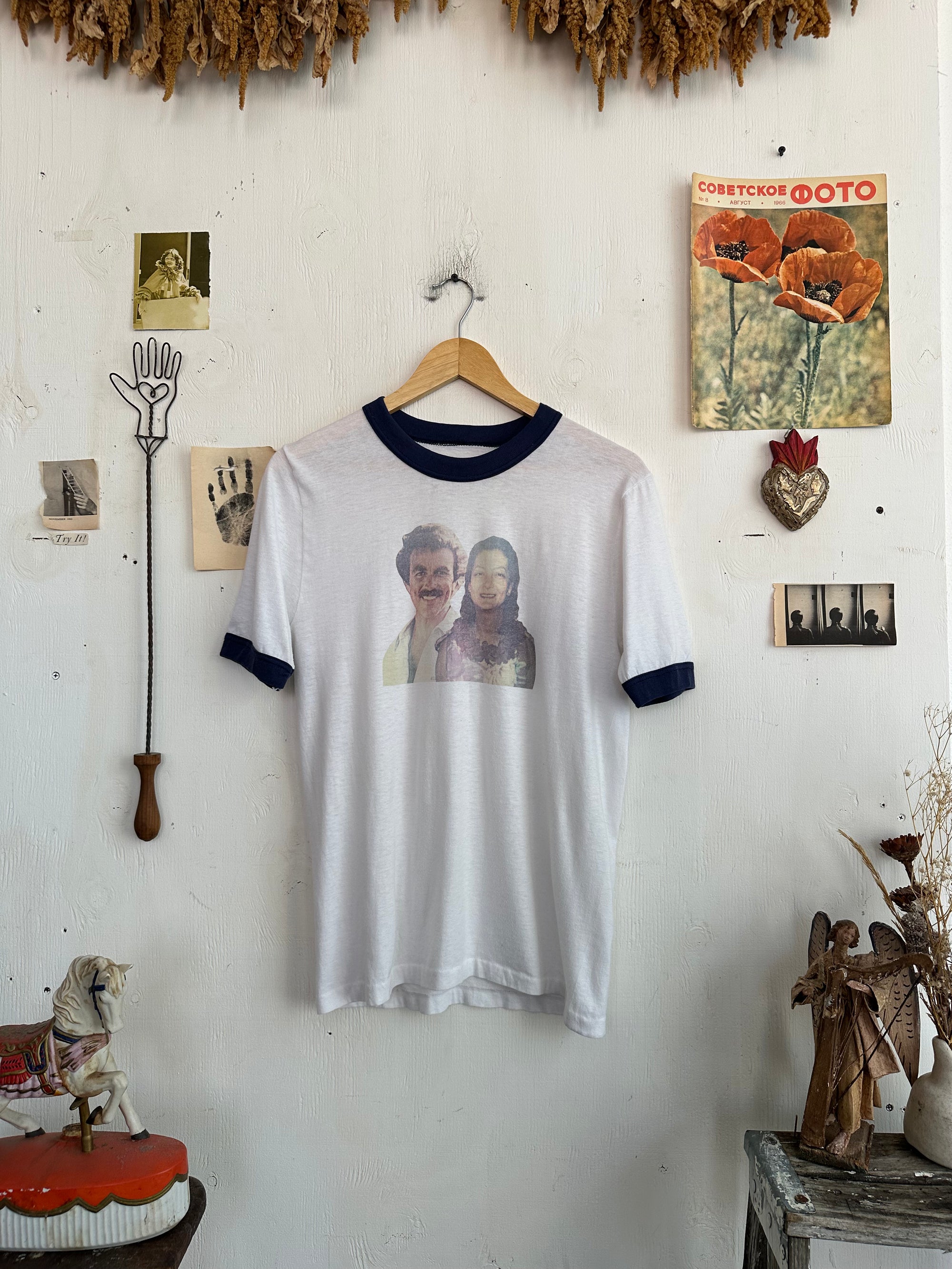 1980s Tom Selleck Portrait Ringer