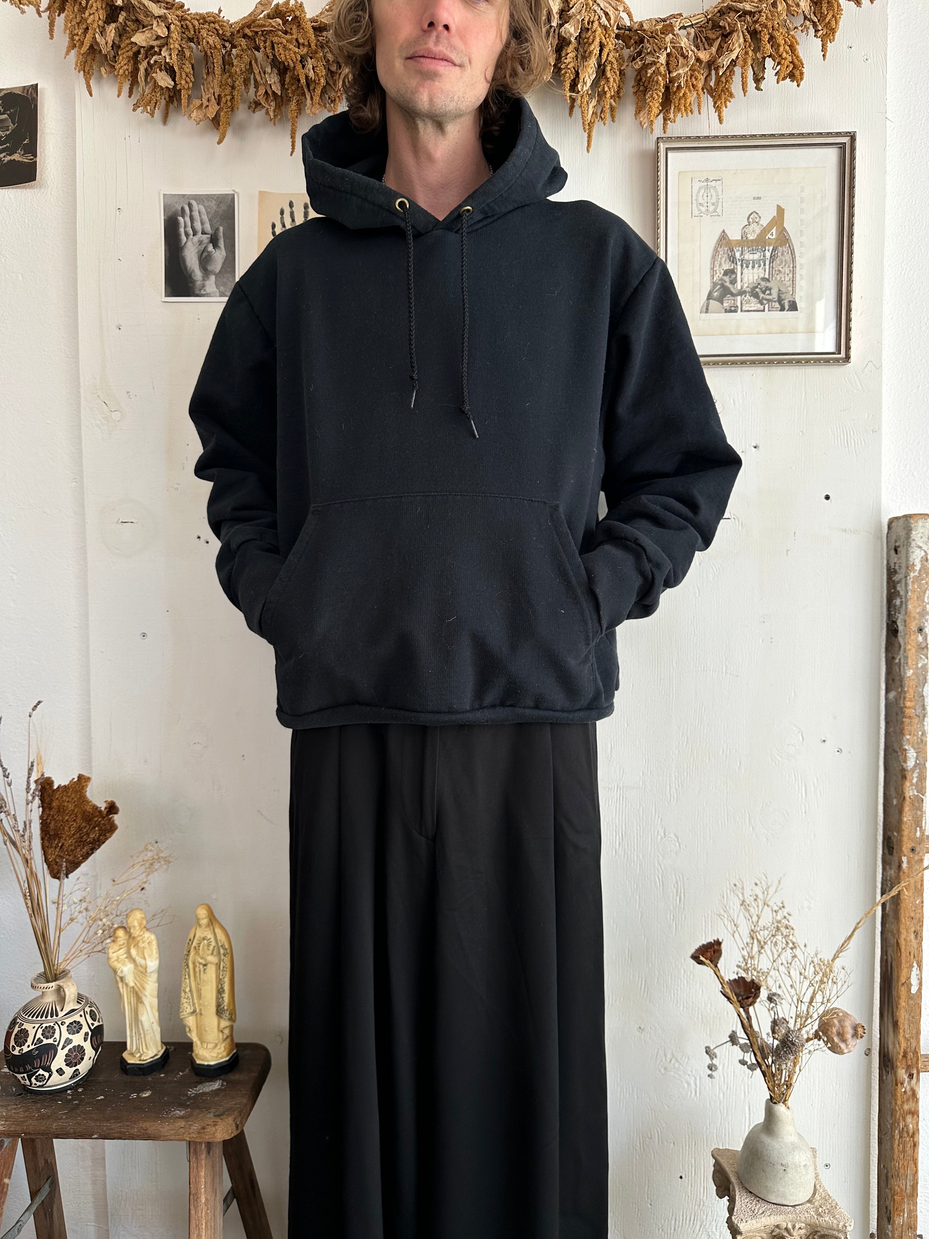 1990s Super Heavy Weight Camber Thermal Lined Hoodie (Boxy XL)