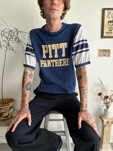 1980s Faded Pitt Panthers Jersey Tee (M)