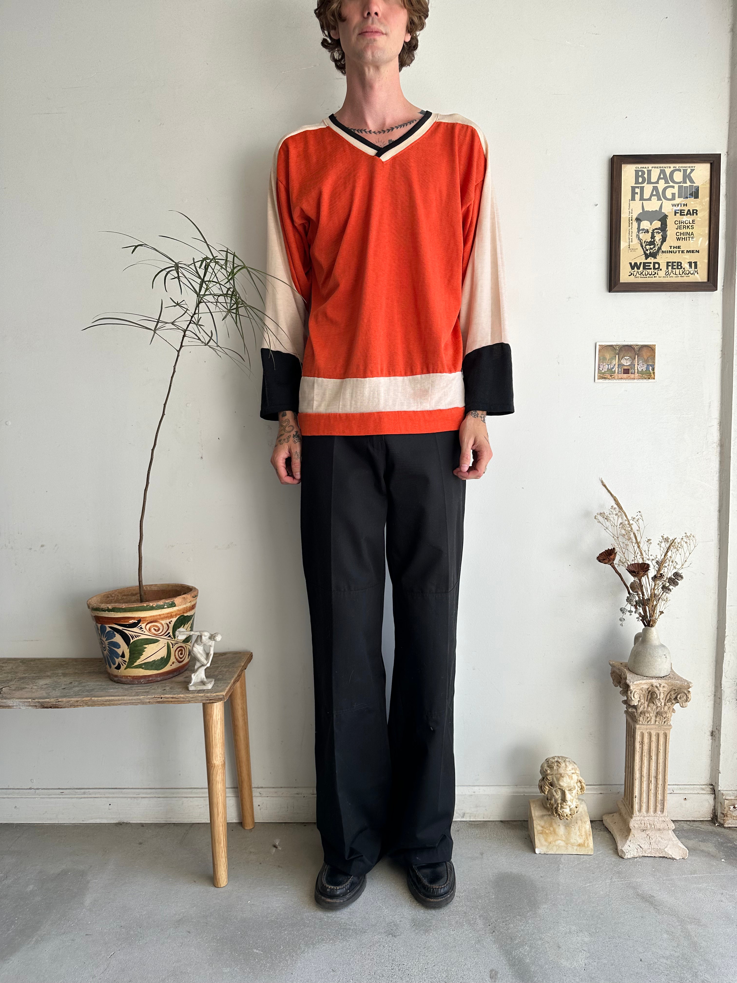 1970s Well Worn Orange Jersey (L)