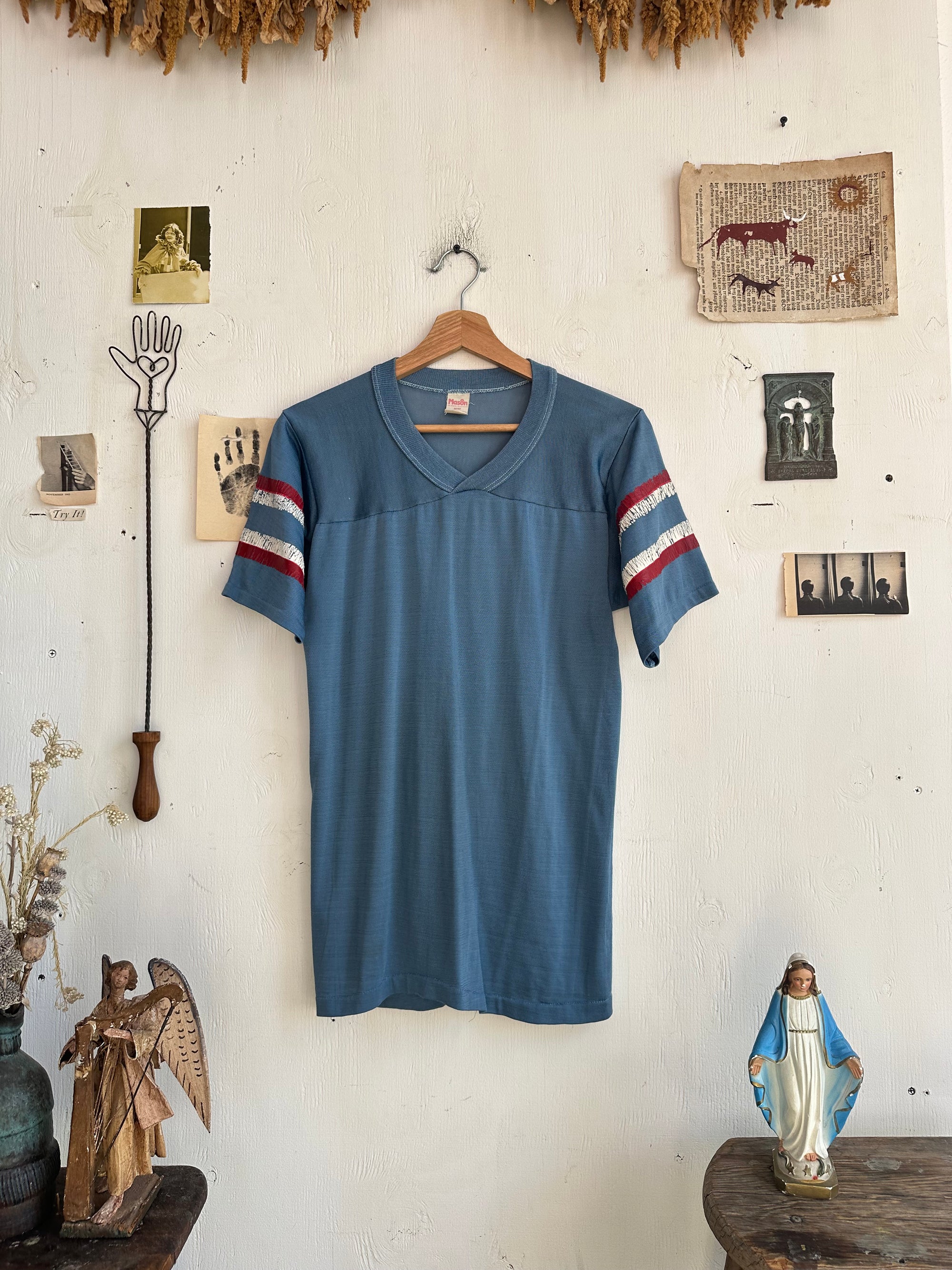 1970s Well Worn Rayon Jersey Tee