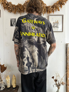 1990s Morbid Angel "Gateways To Annihilation" All Over Print Tee (XL)