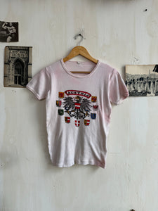 1970s Discolored Austria Crest T-Shirt (S/M)