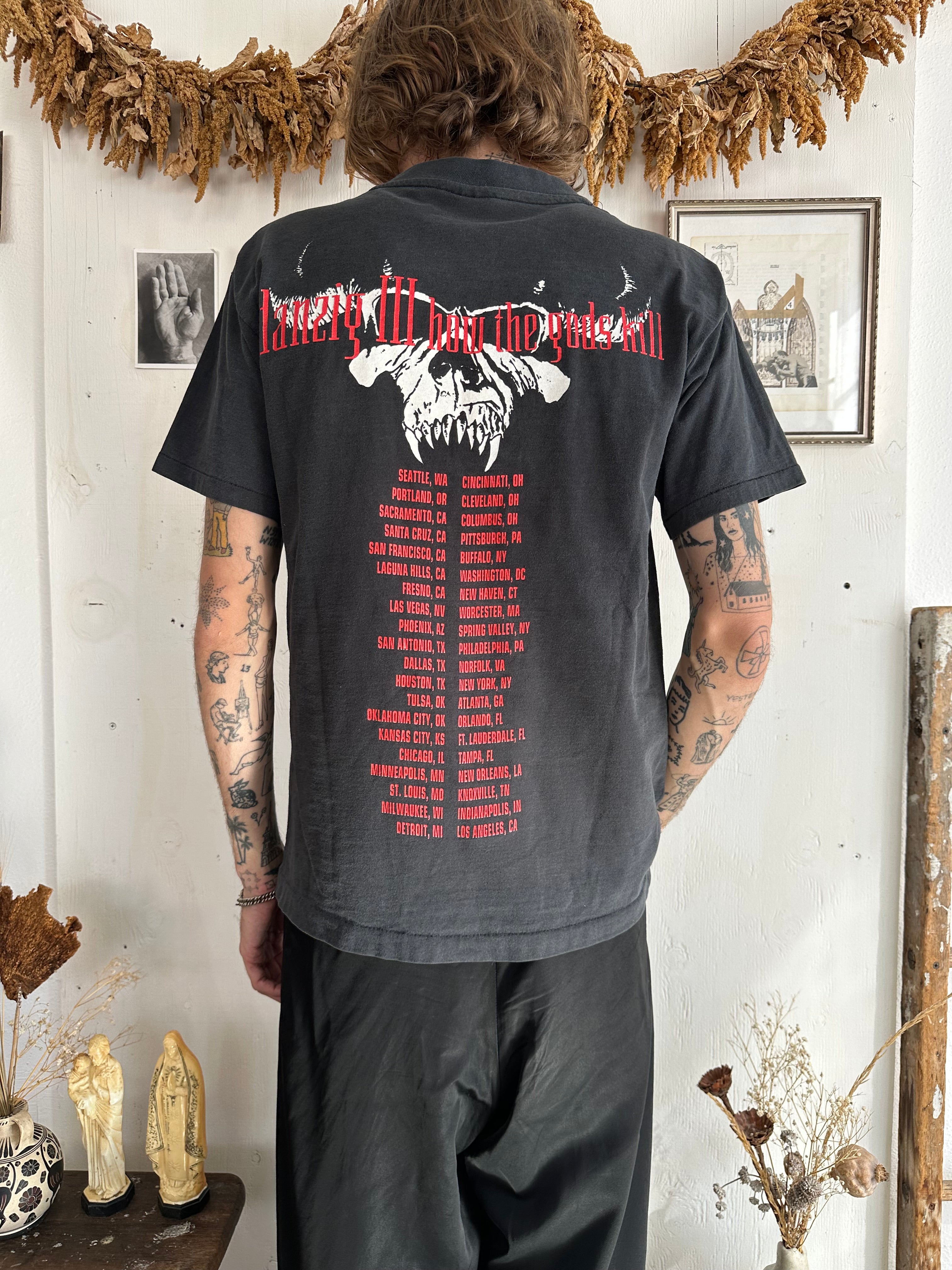1992 Danzig 'How The Gods Kill'  T-Shirt (L)