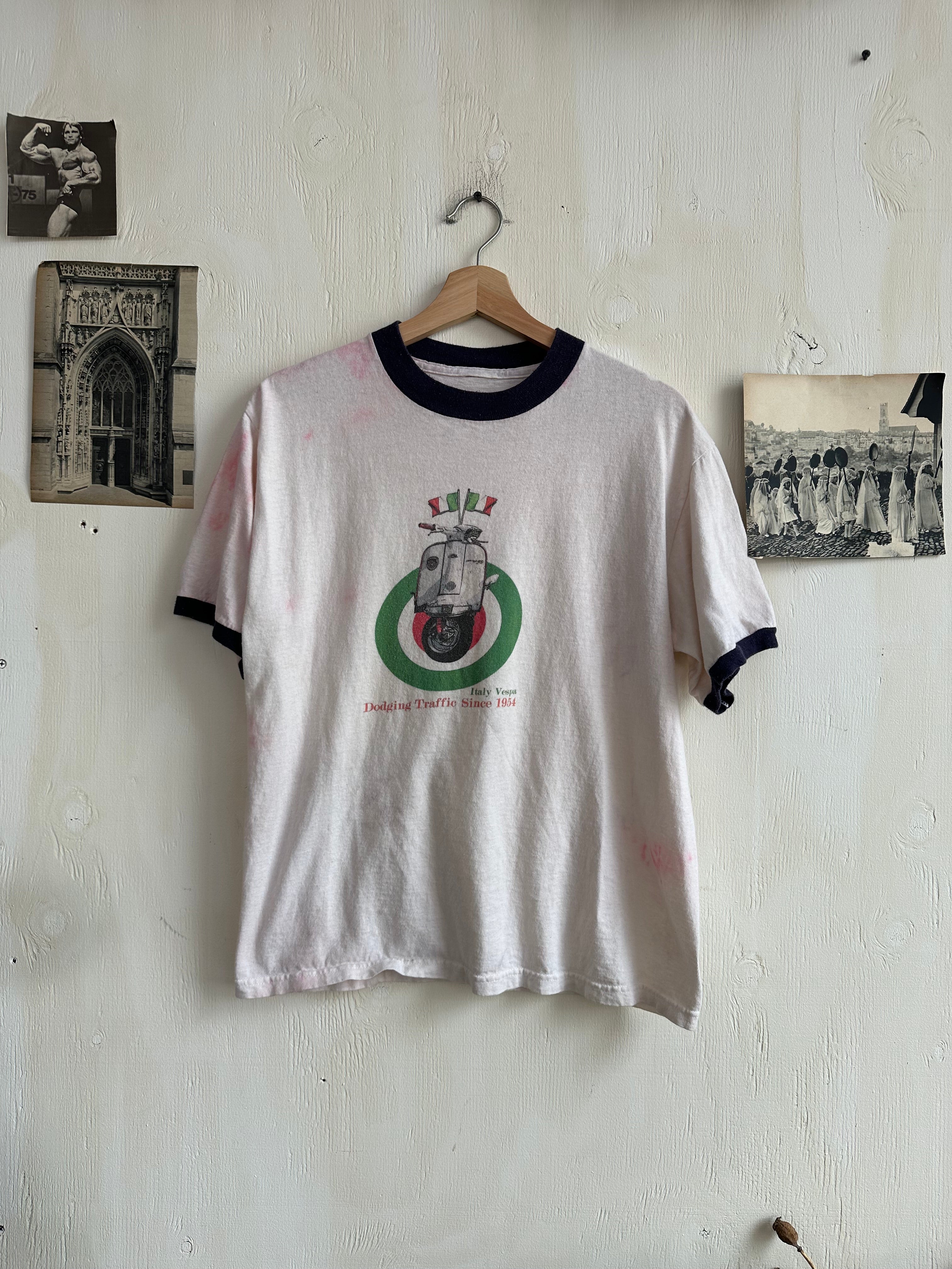 1990s Discolored Vespa T-Shirt (M)