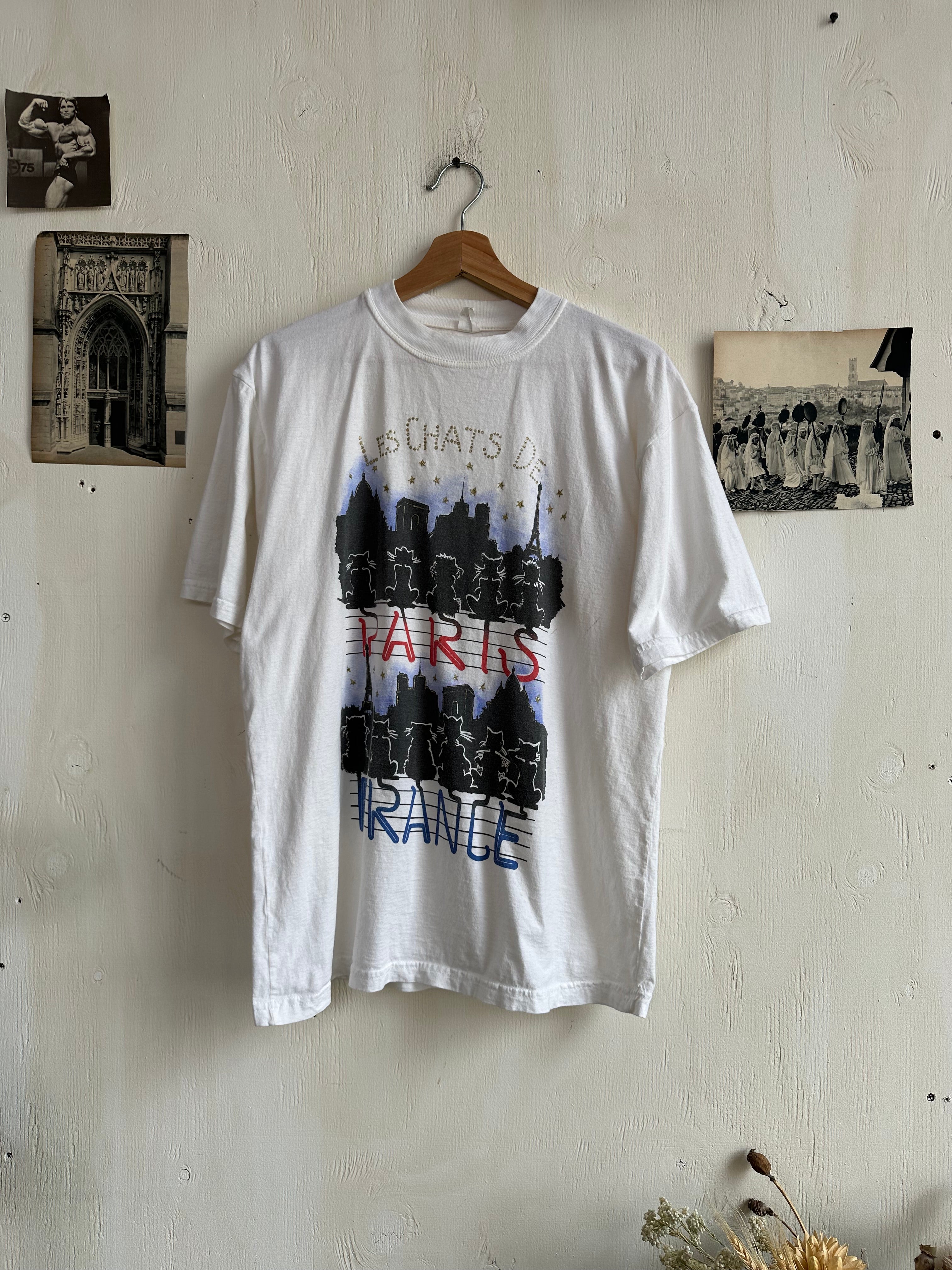 1990s Cats of Paris T-Shirt (M/L)