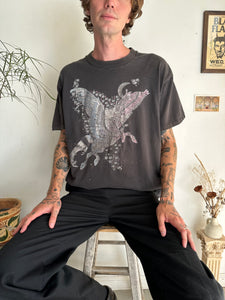 1990s Faded Pegasus T-Shirt (Boxy L)