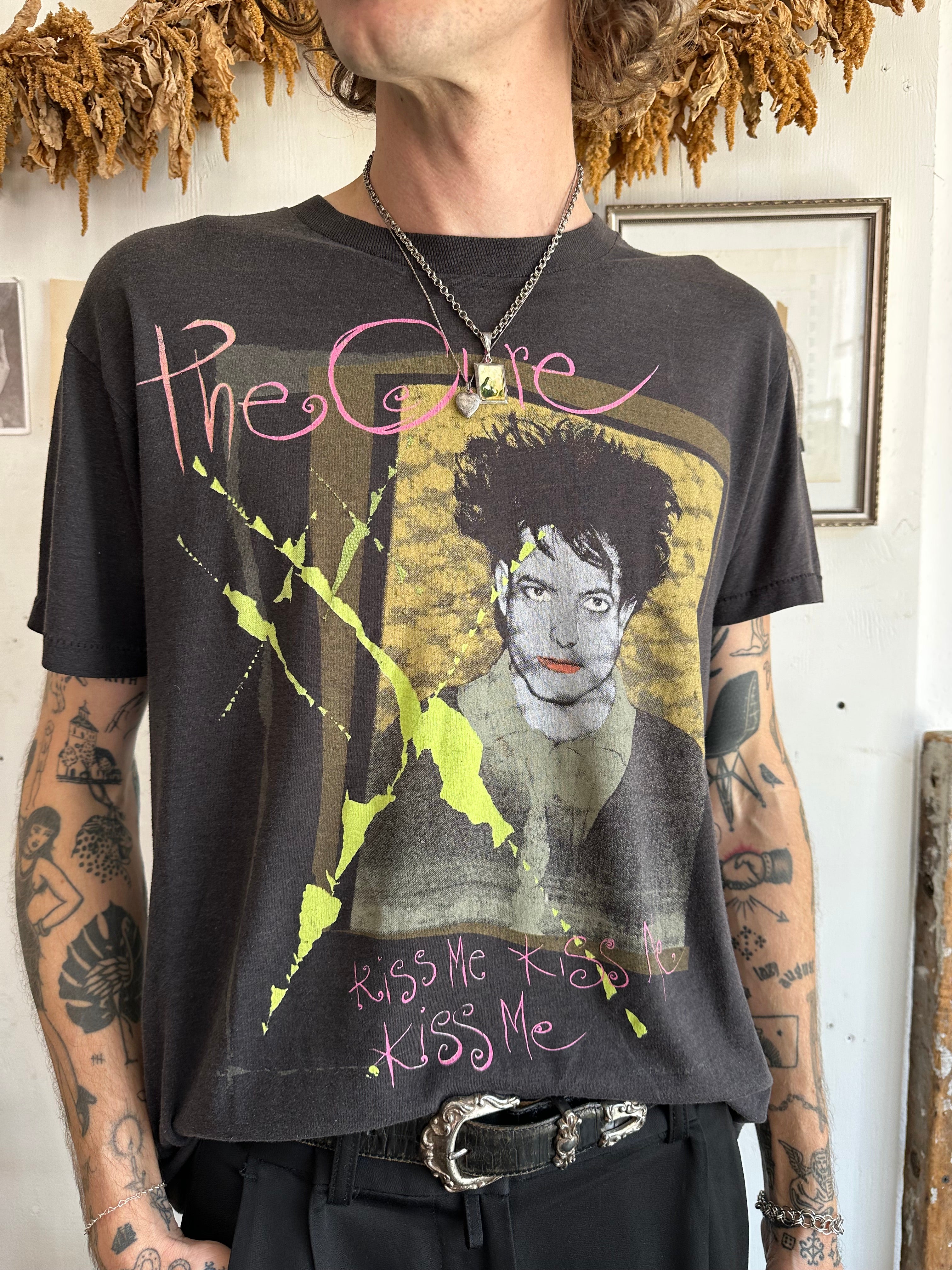 1987 The Cure Kiss Me Kiss Me Kiss Me Tour Tee (L/XL)