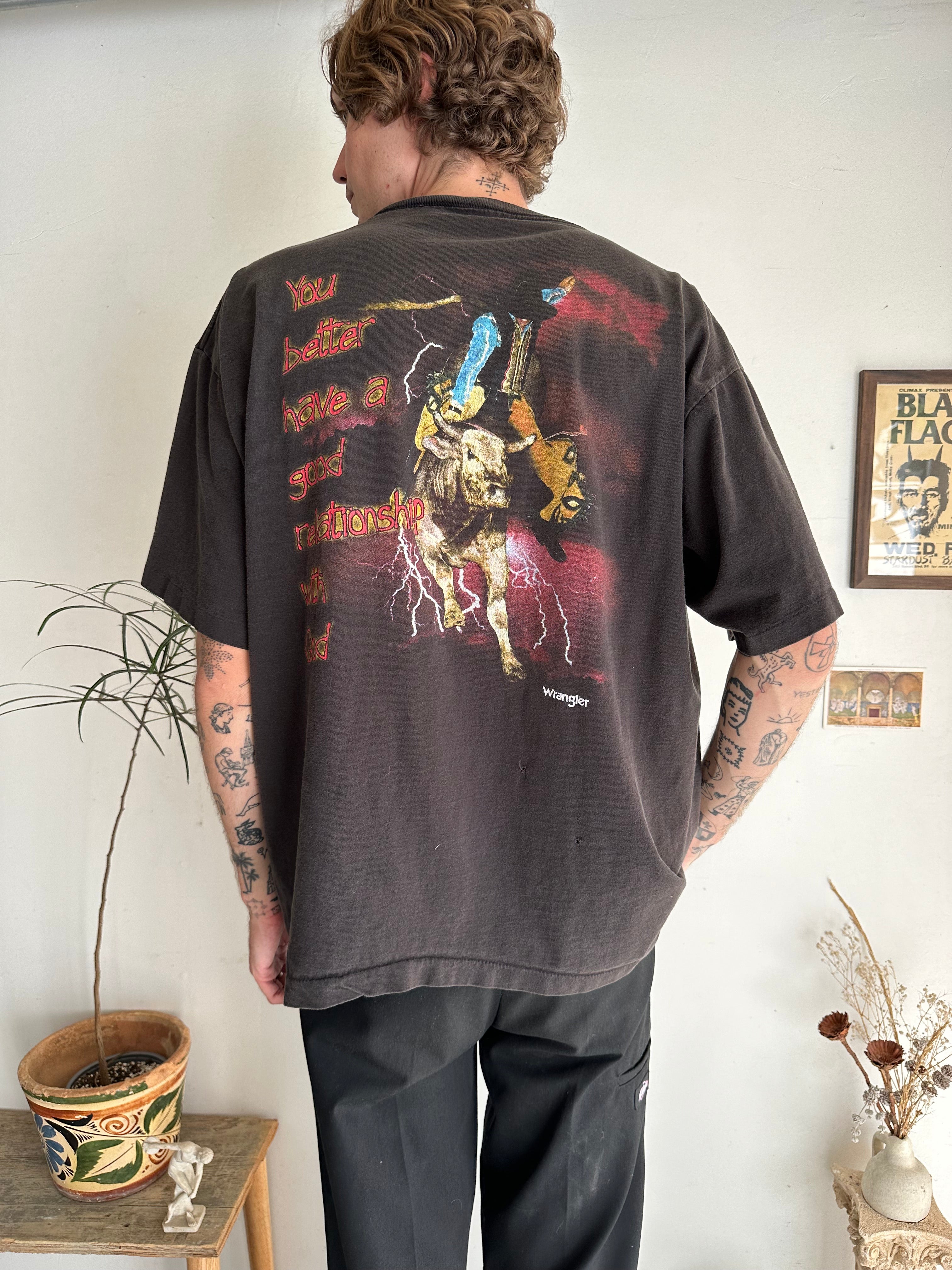 1990s Wrangler Rodeo T-Shirt (XXL)