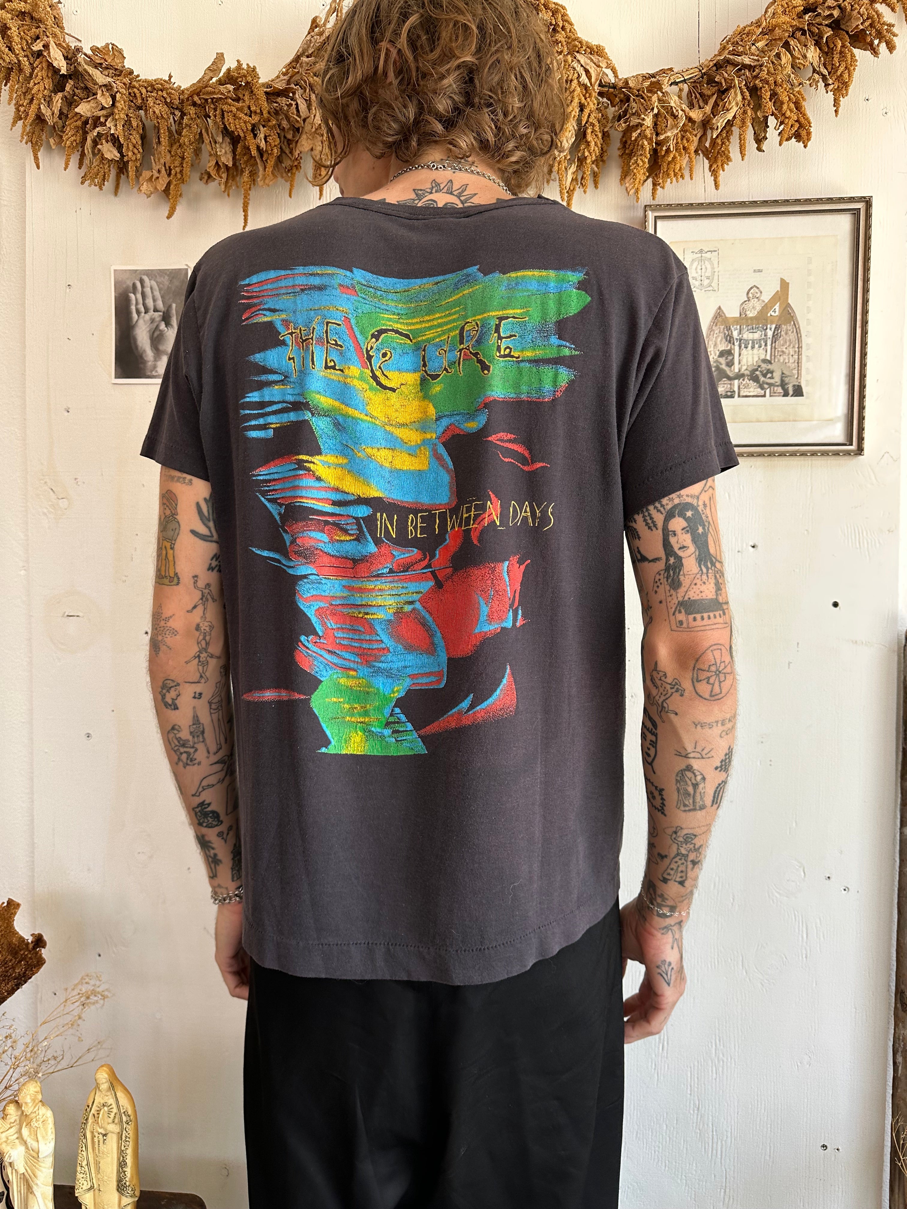 1980s The Cure In Between Days Tour T-Shirt (Boxy M)