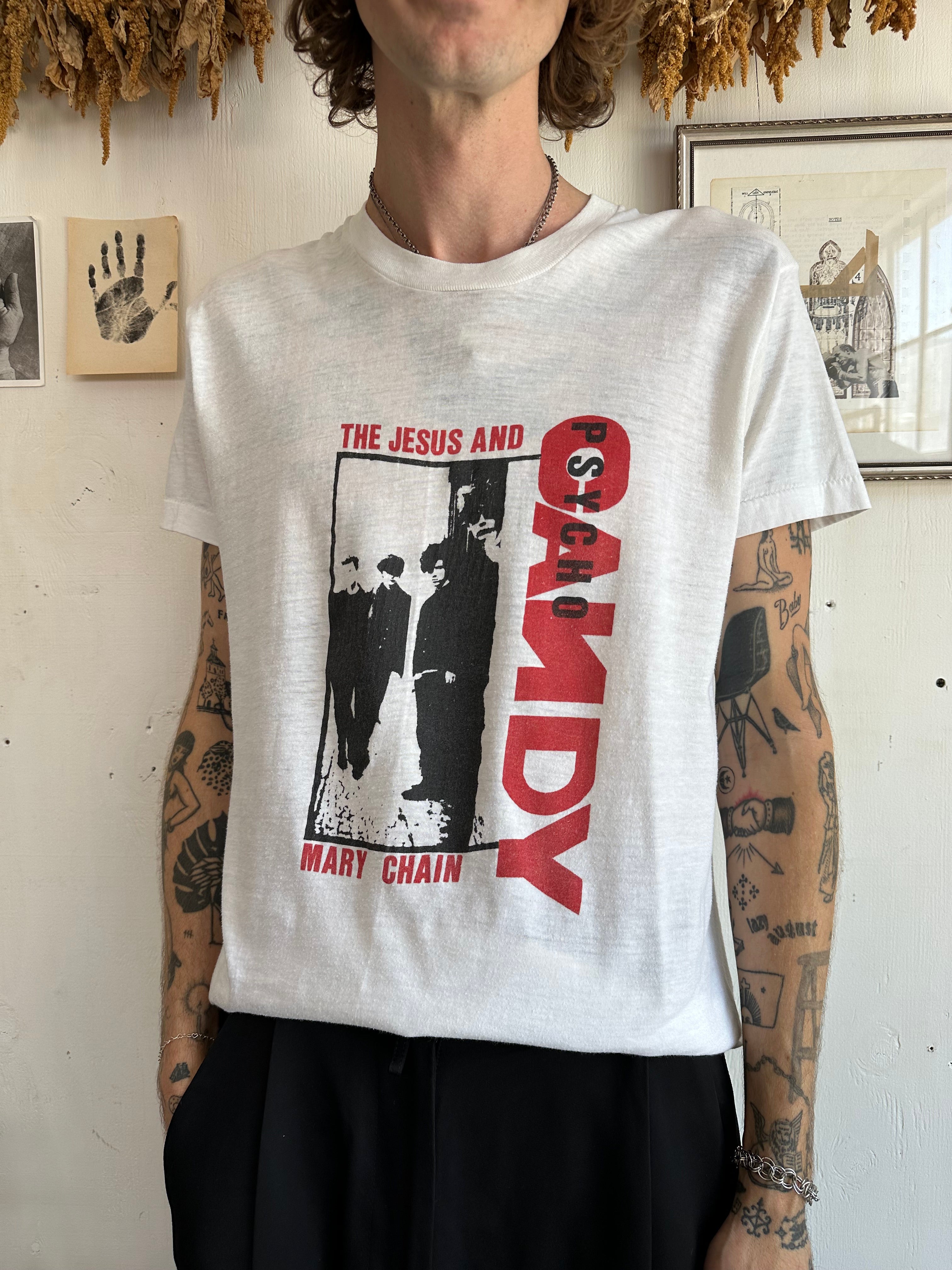 1980s The Jesus and Mary Chain Psychocandy T-Shirt (M)