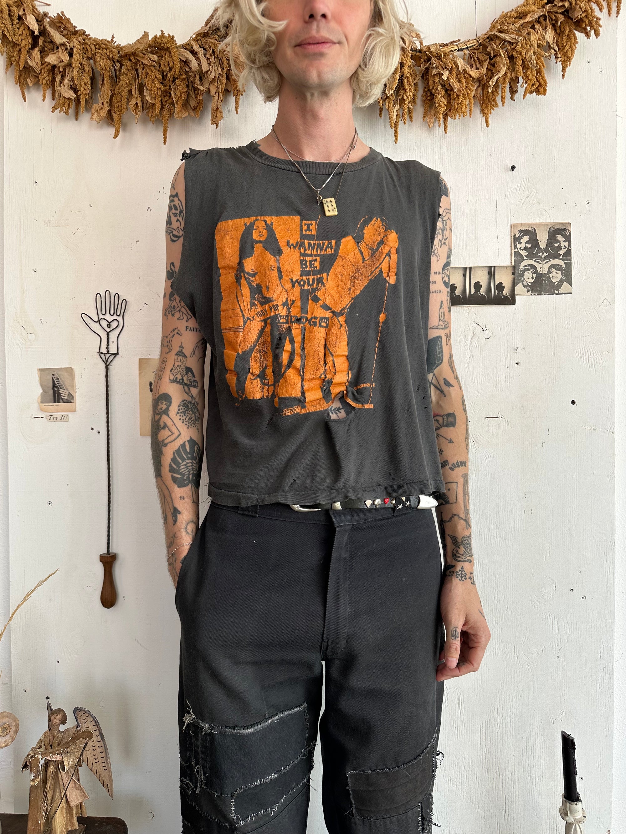 1970s/1980s Iggy and the Stooges “I Wanna Be Your Dog” Muscle Tee