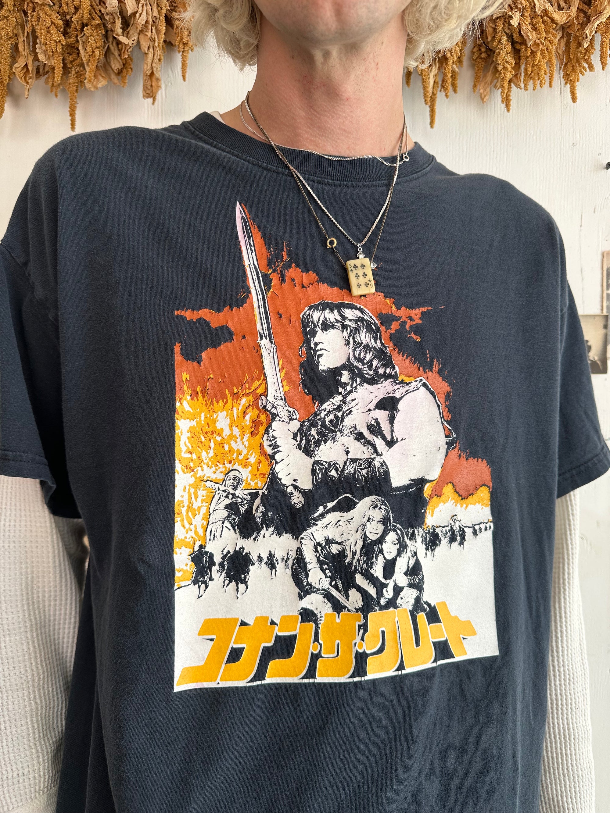 1990s Faded Japanese Conan The Barbarian Tee