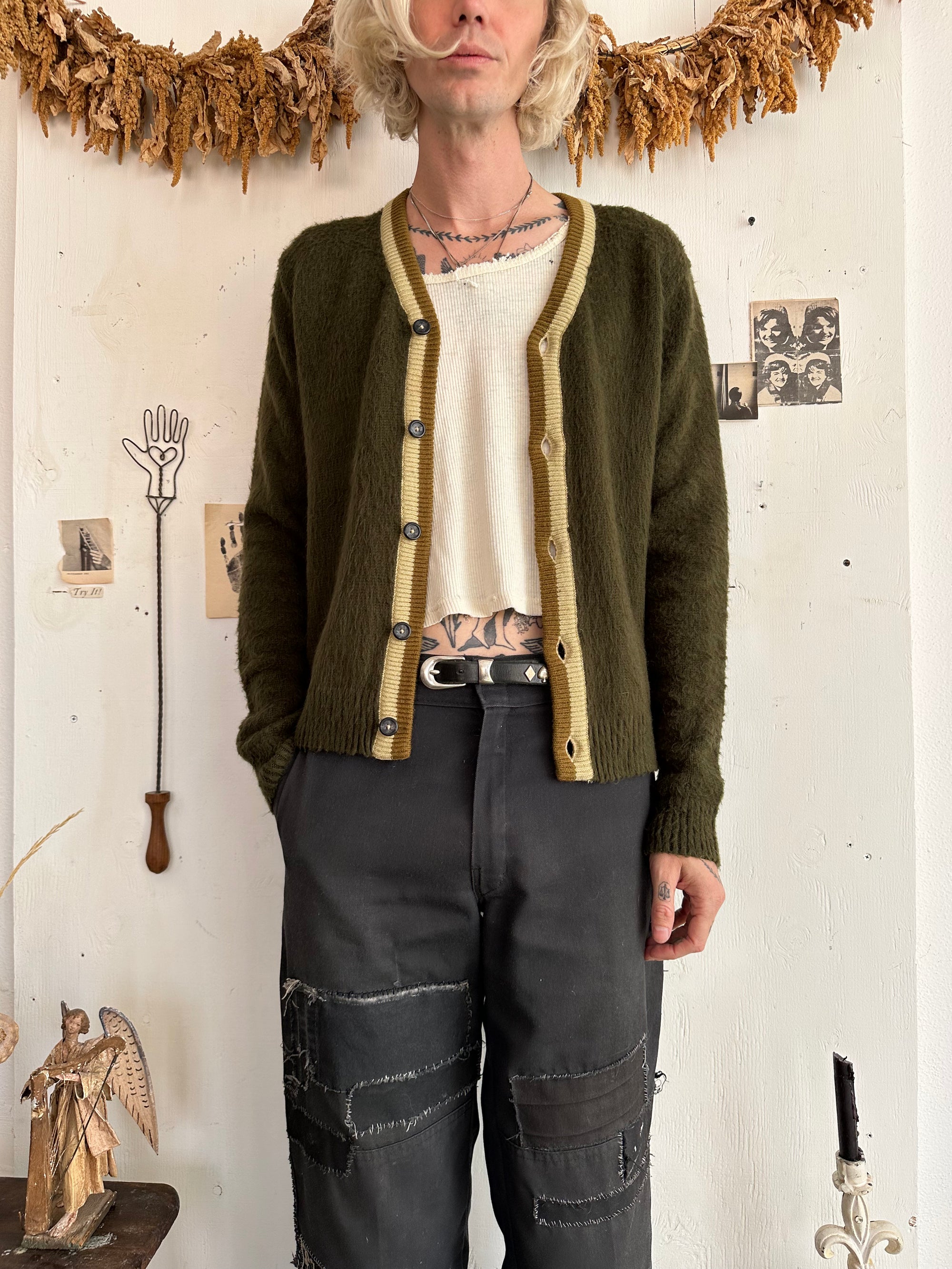 1990s Shaggy Cardigan