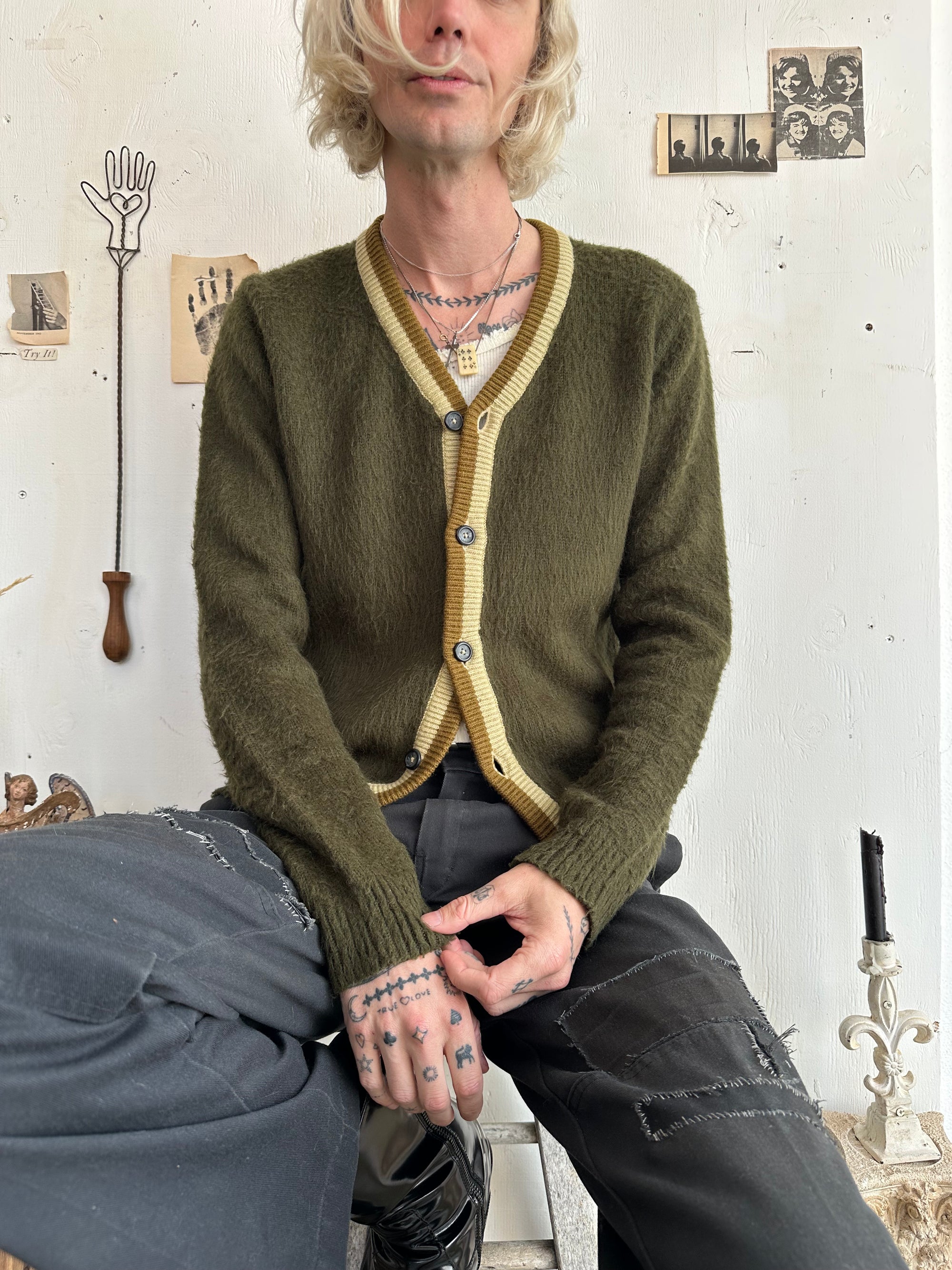 1990s Shaggy Cardigan