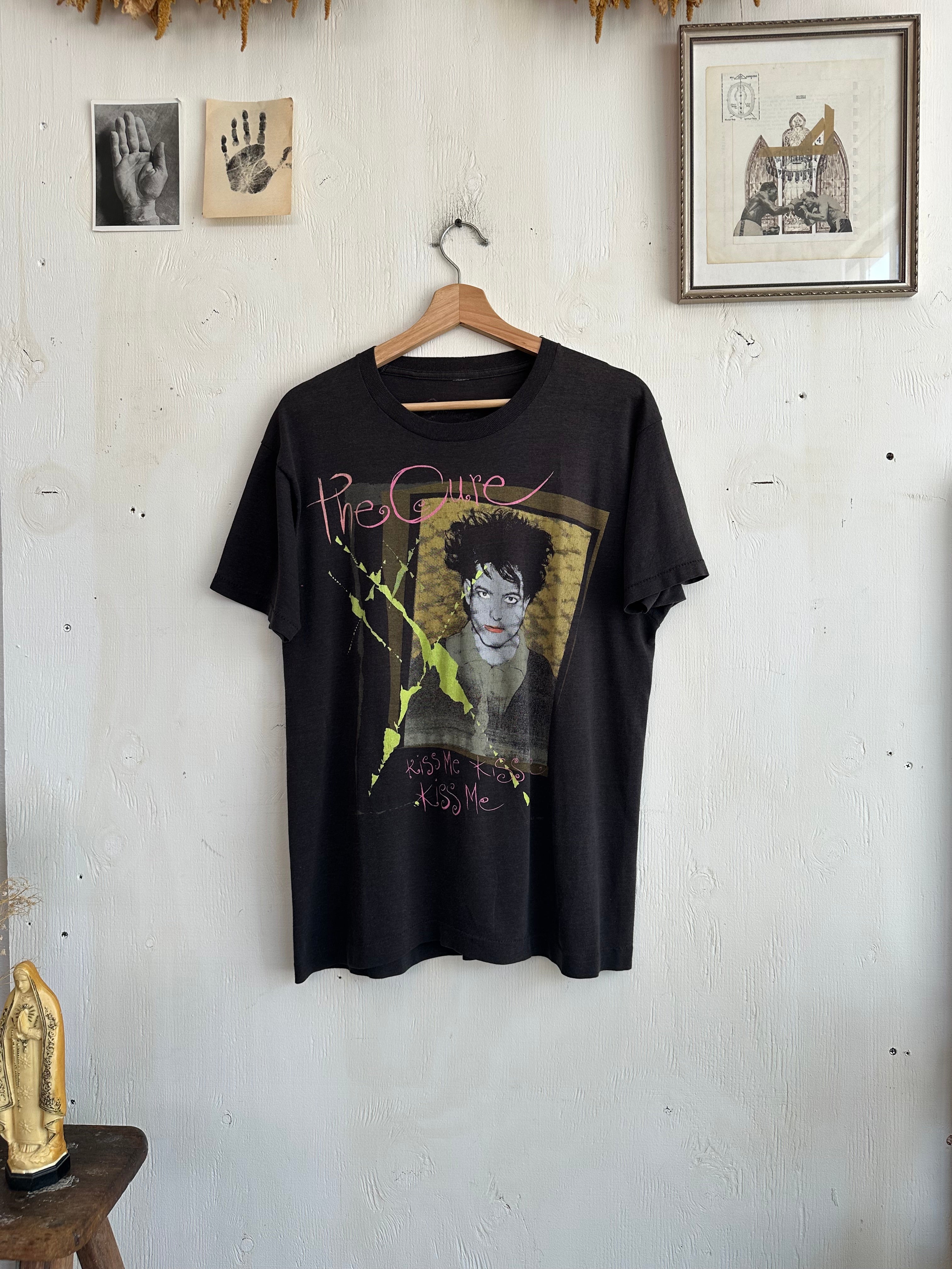 1987 The Cure Kiss Me Kiss Me Kiss Me Tour Tee (L/XL)