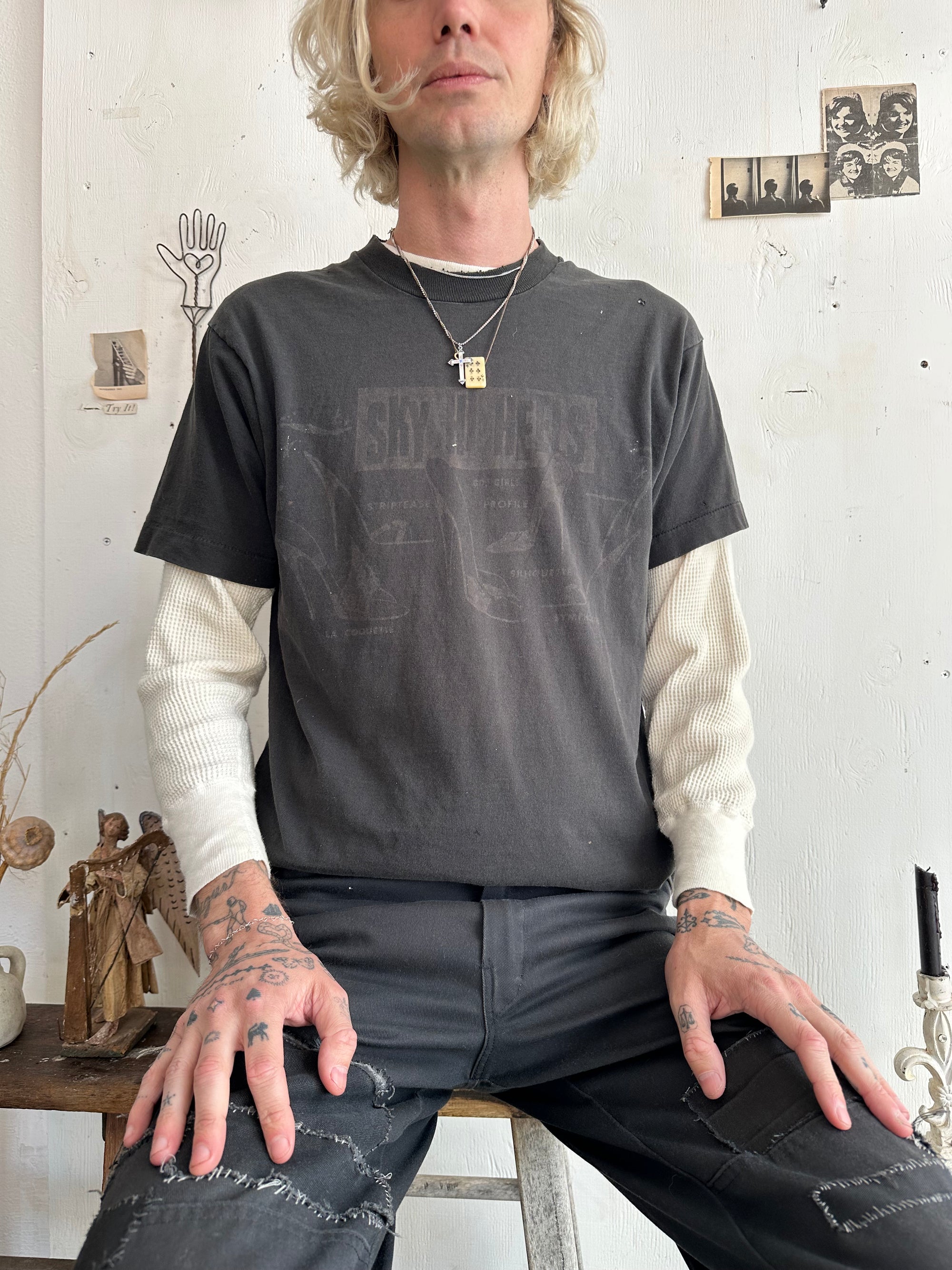 1990s Faded Sky Hi Heels Tee