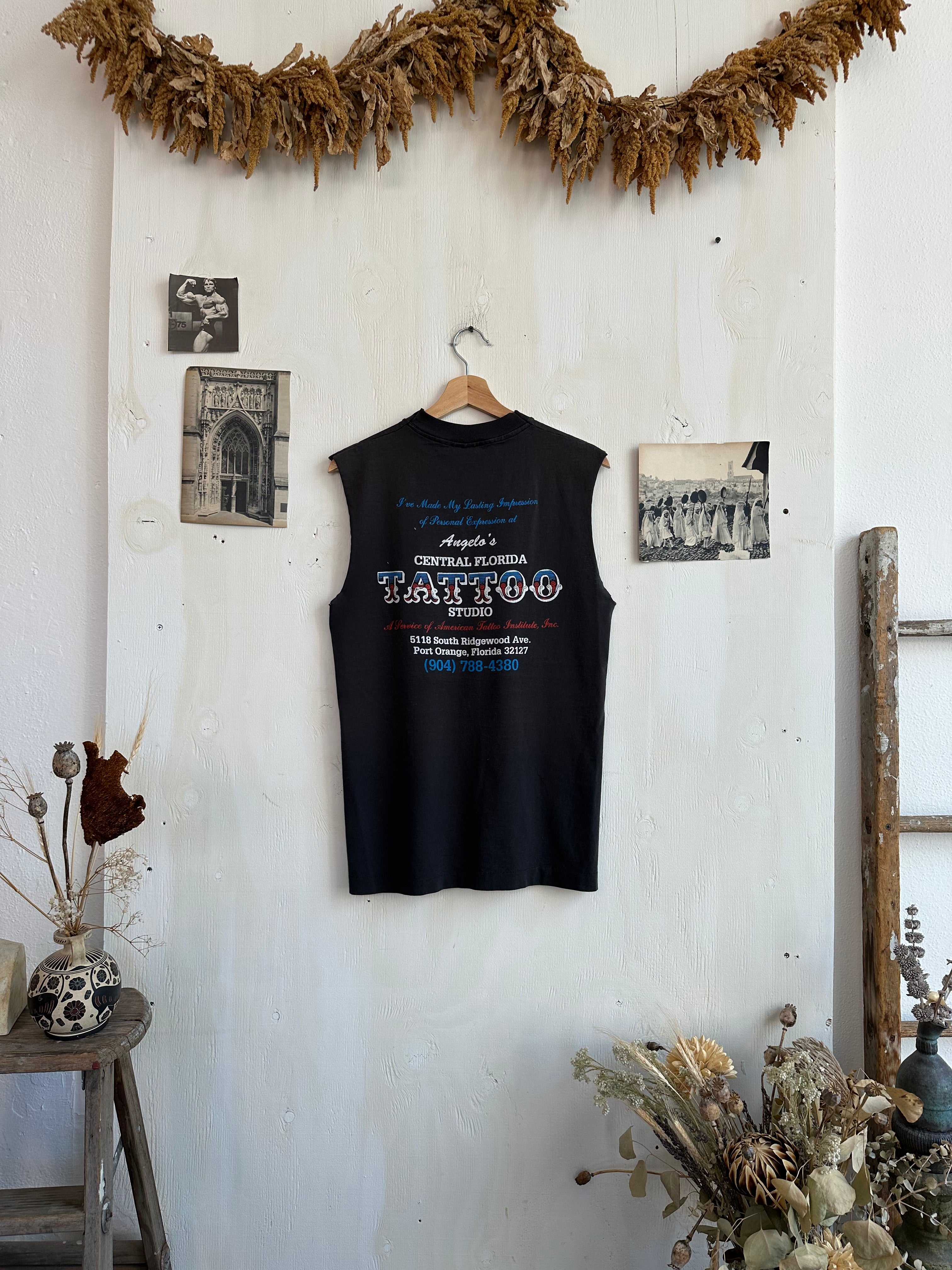 1980s Tattoo Muscle Tee (M)