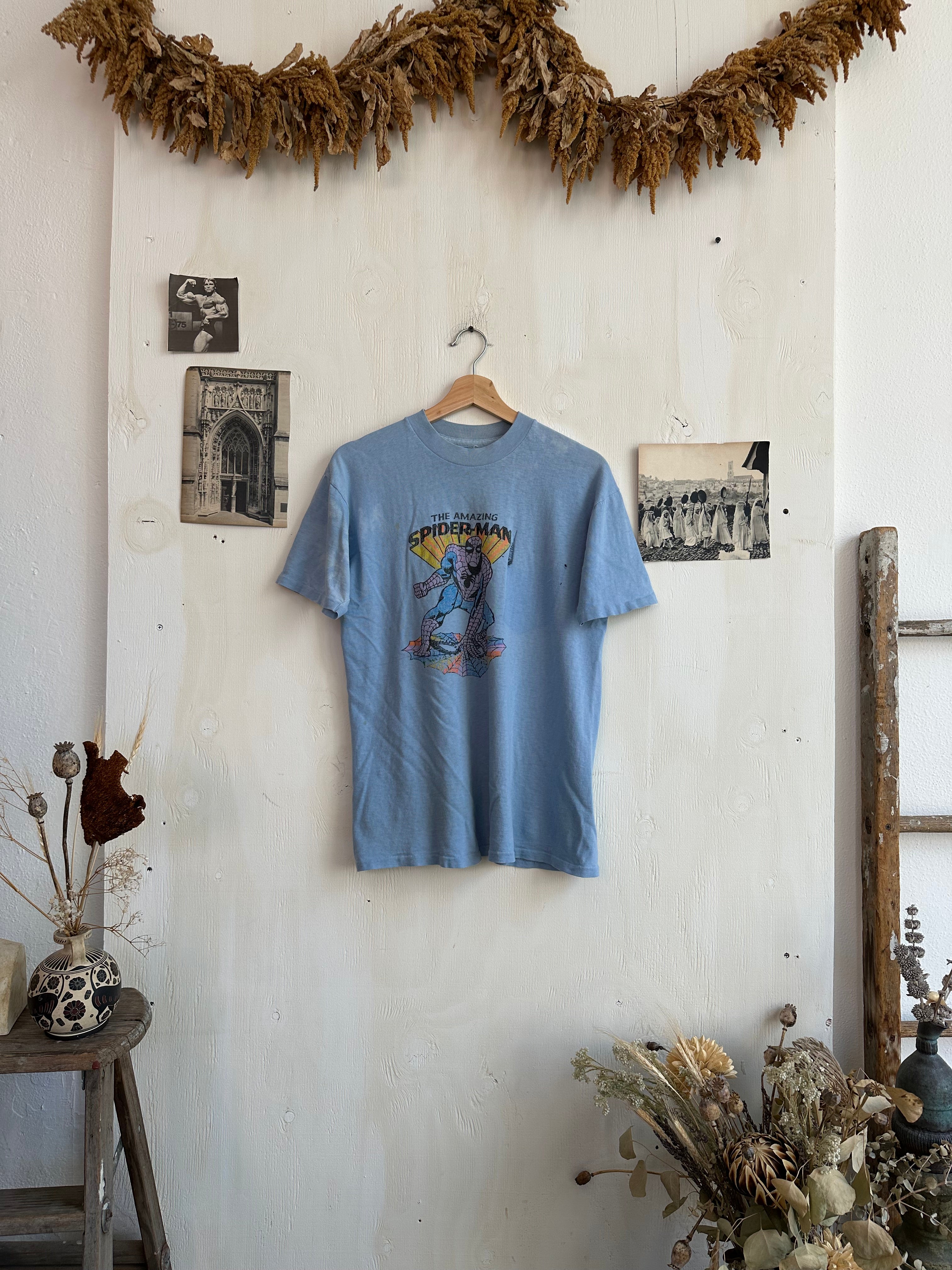 1980s Spiderman Bootleg Tee (Boxy L)