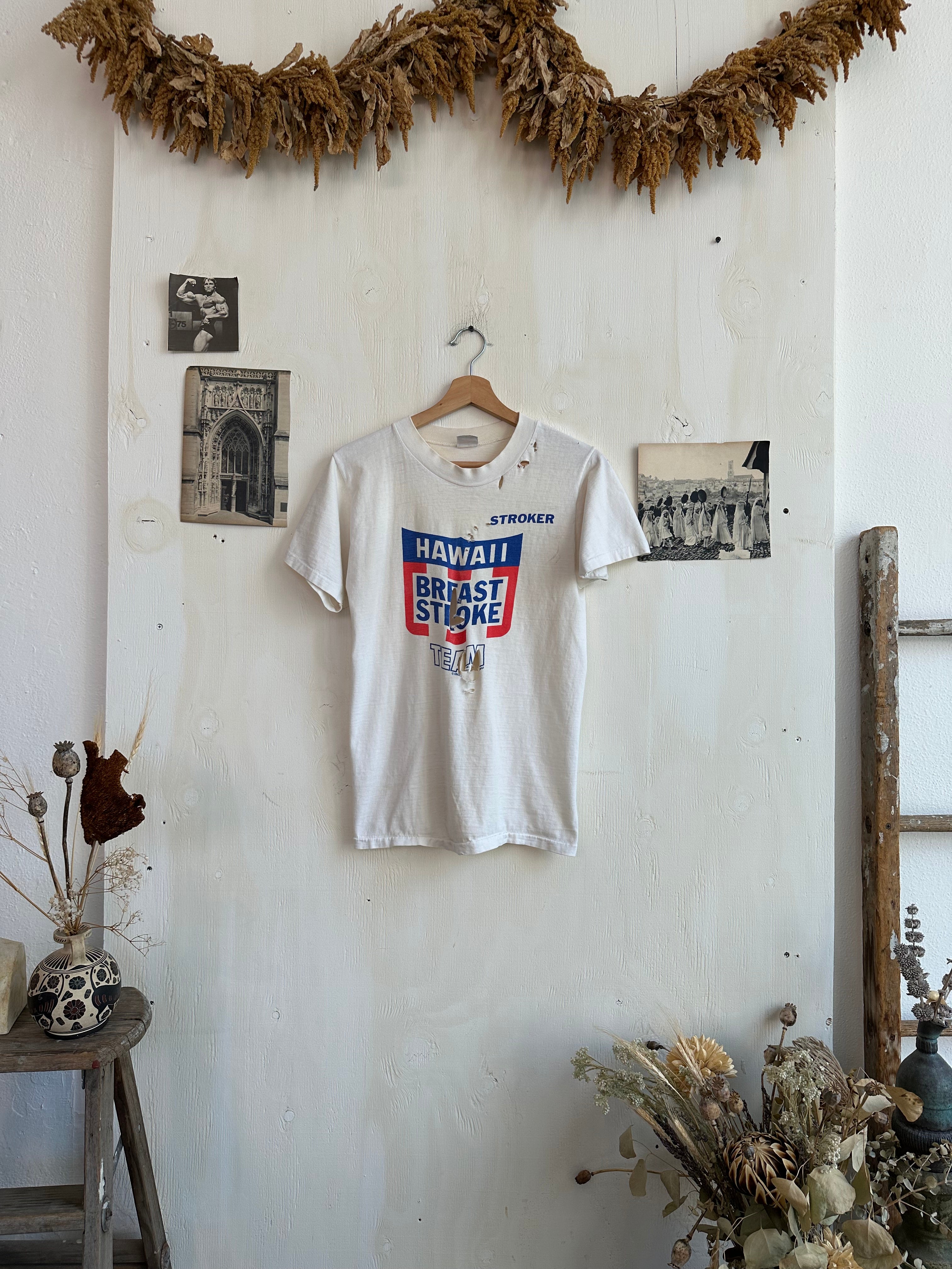 1972 Thrashed Breast Stroker T-Shirt (S/M)
