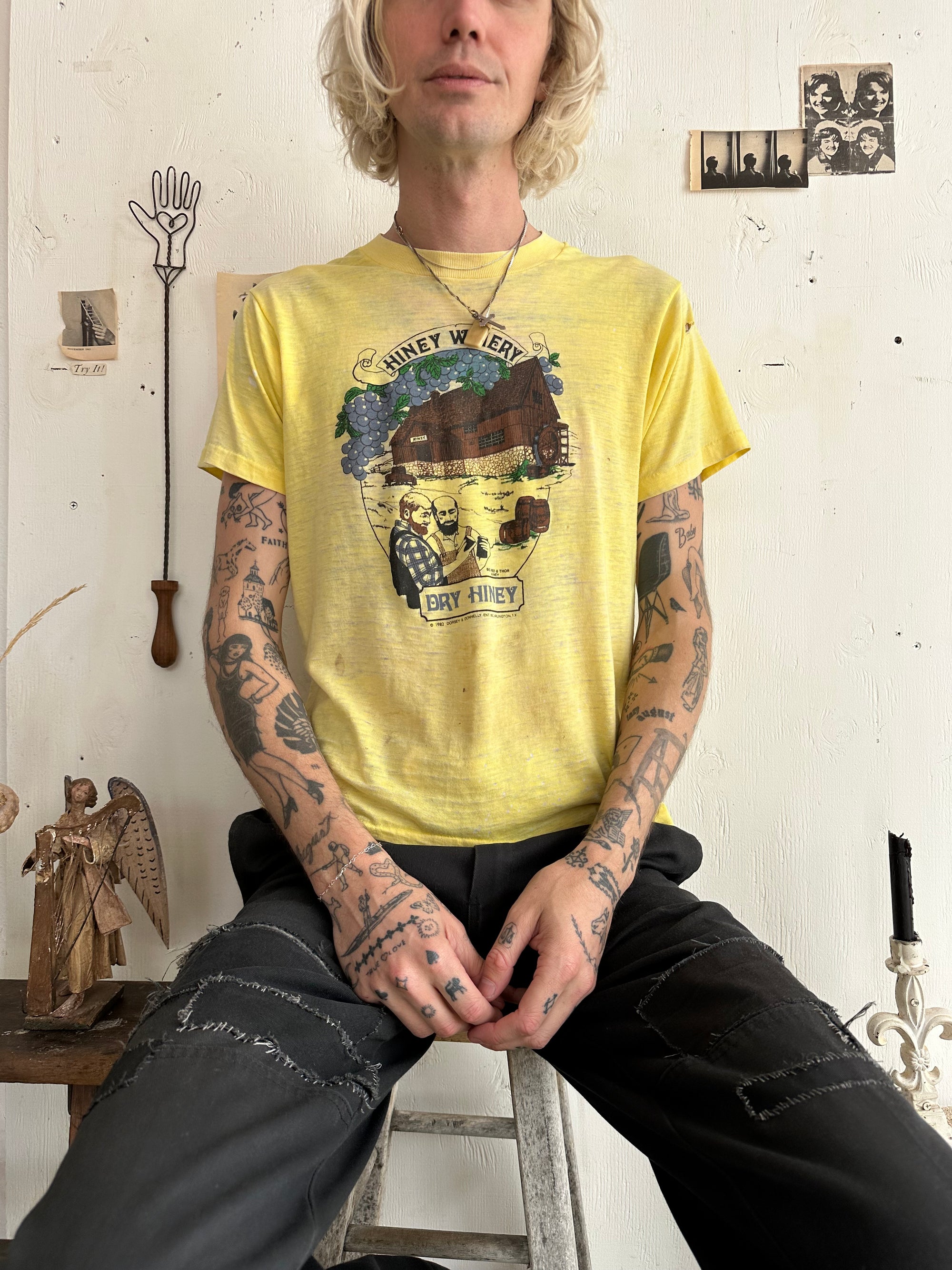 1980s Paper Thin Honey Winery Tee