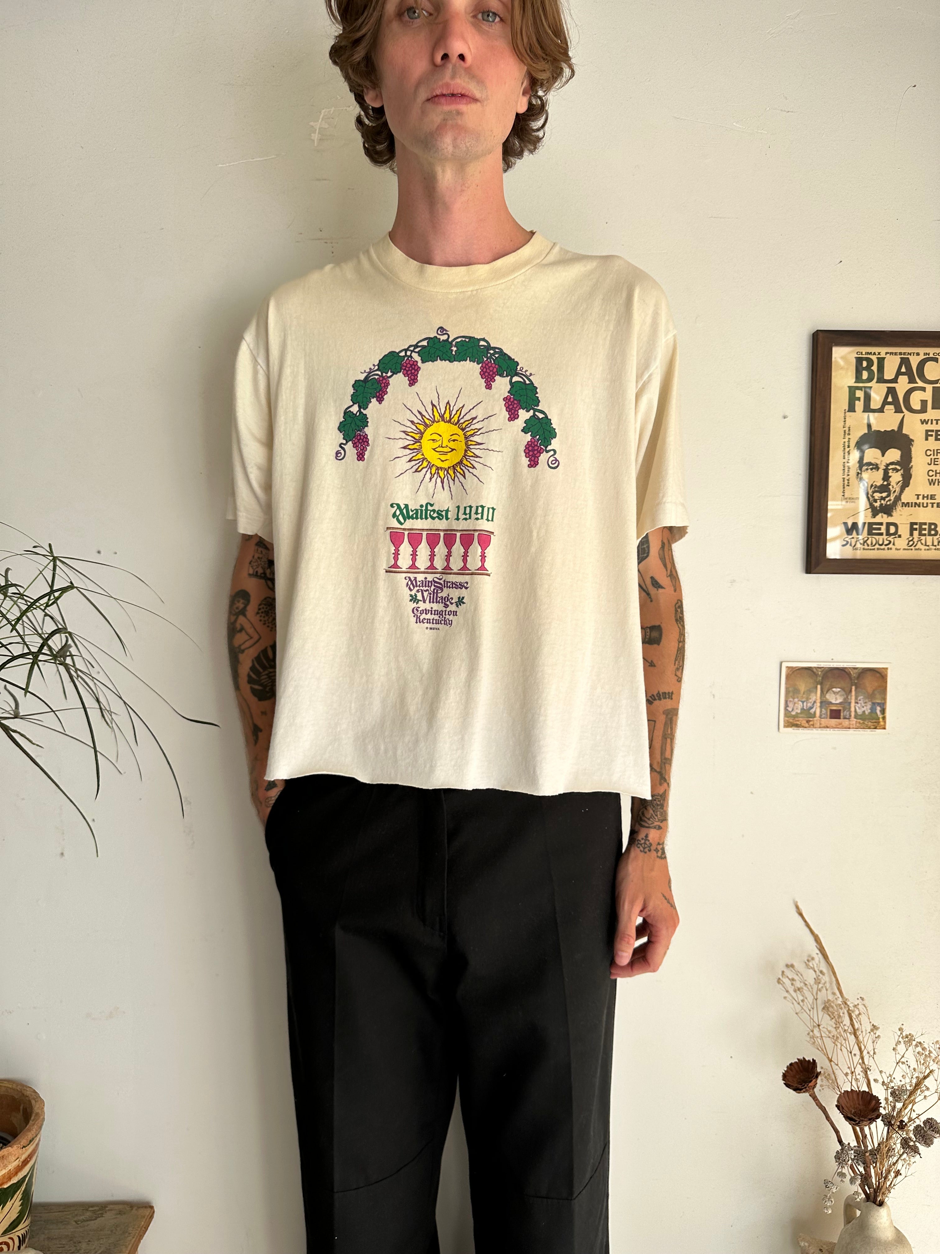 1990 Discolored Maifest T-Shirt (Boxy M/L)