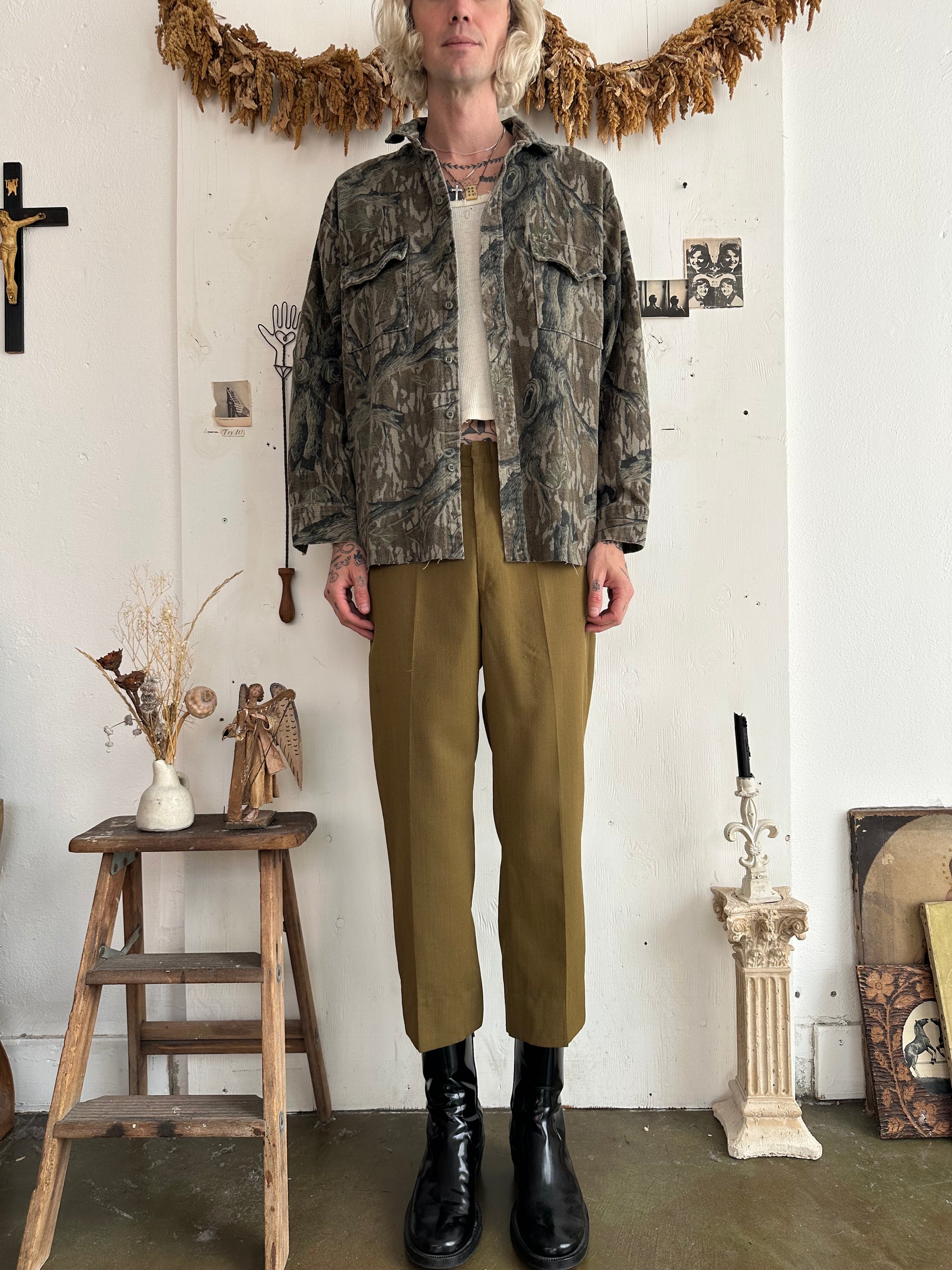 1990s Brushed Cotton Real Tree Camo Shirt