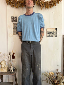1980s Light Blue Ringer (XL)