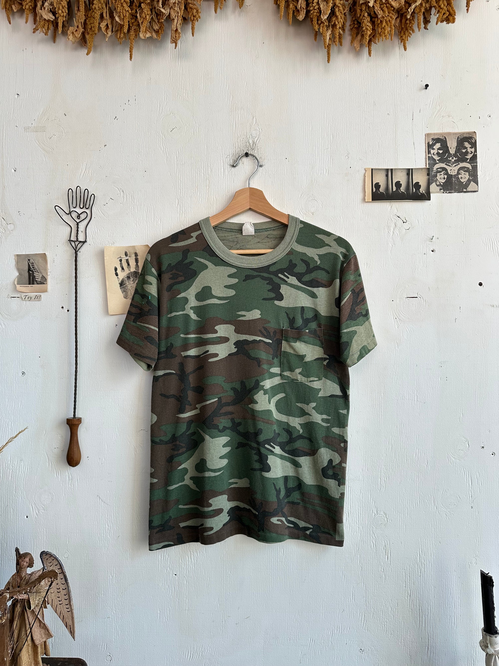 1980s British Camo Pocket Tee
