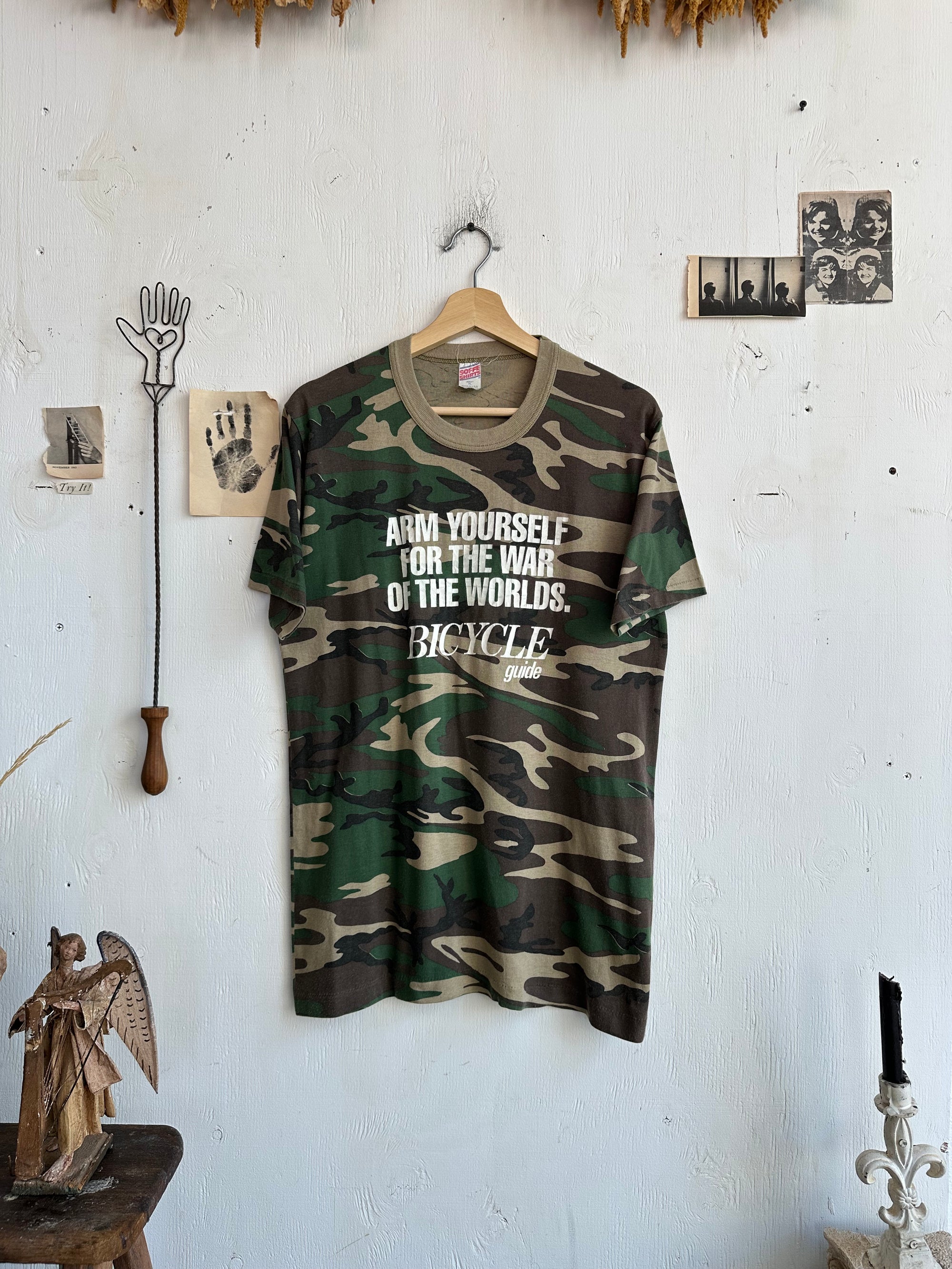 1980s Arm Yourself Camo Tee