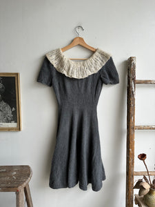 1960s Homemade Sweater Dress (S/M)