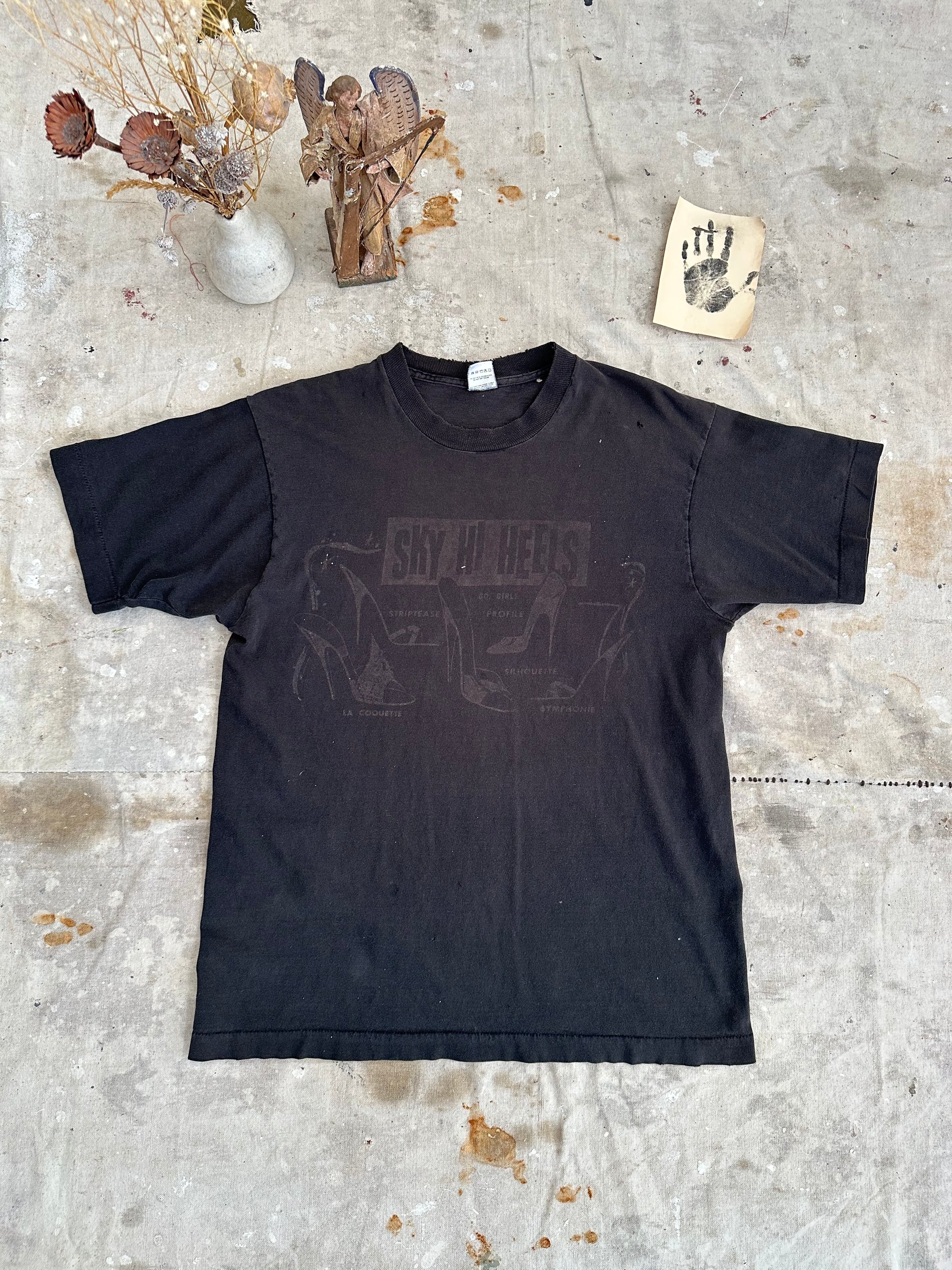 1990s Faded Sky Hi Heels Tee