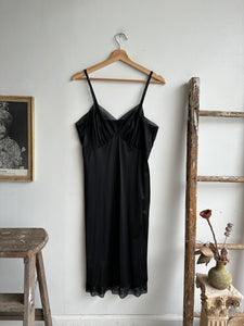 1990s Black Slip Dress (S/M)