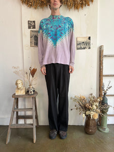 1990s Thrashed Tie Dye Long Sleeve (Boxy XL)