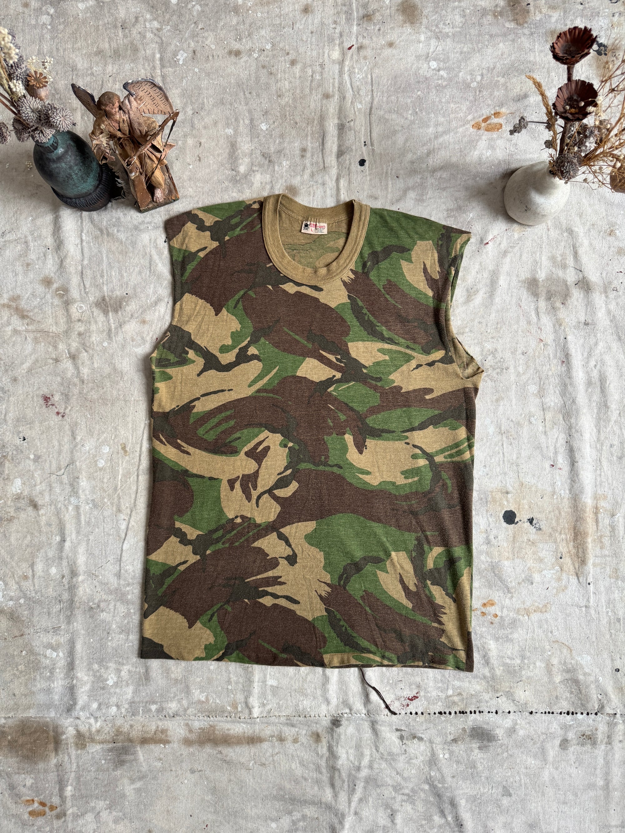 1980s Camo Muscle Tee