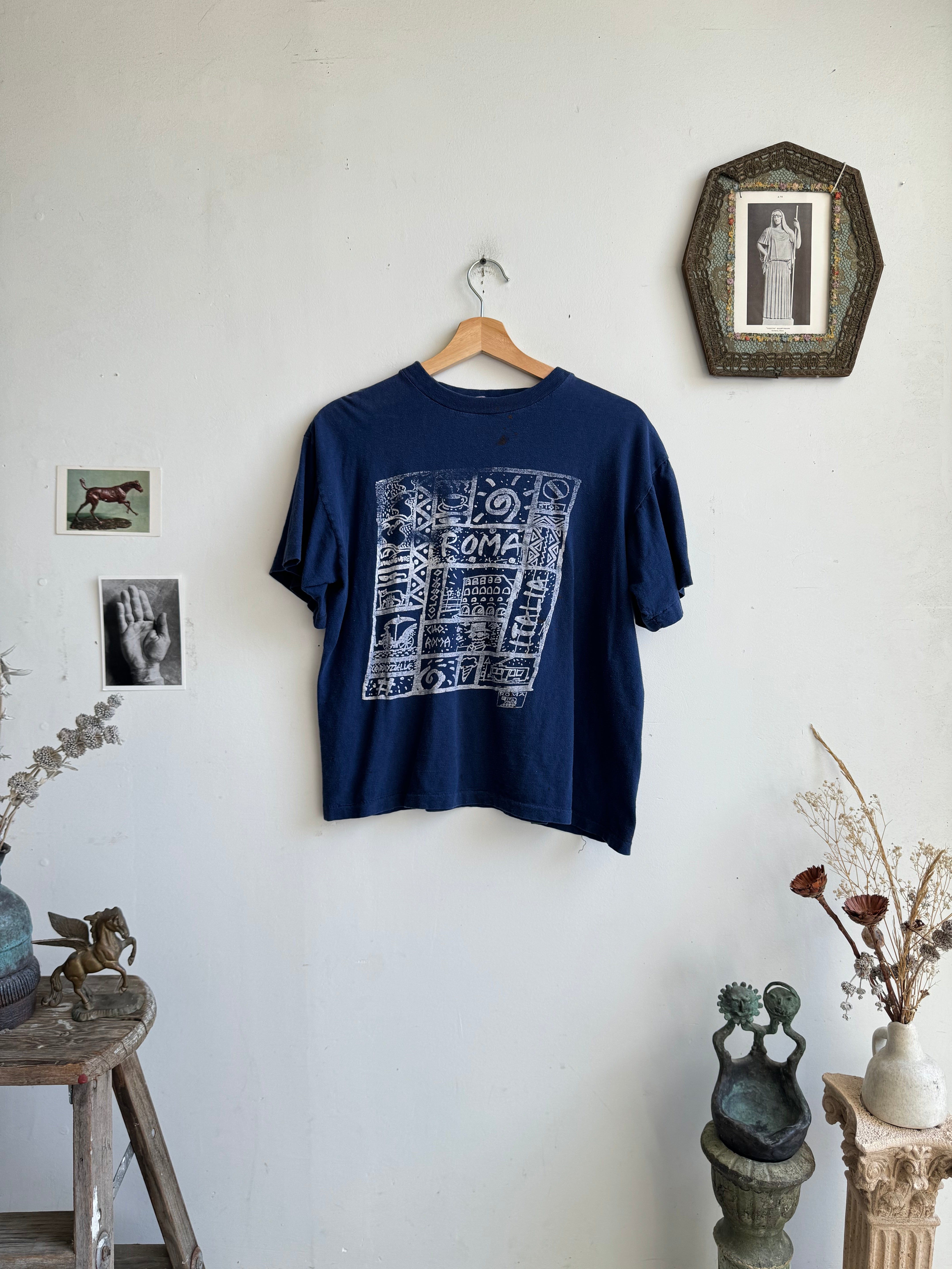 1980s Faded Roma T-Shirt (Boxy S)