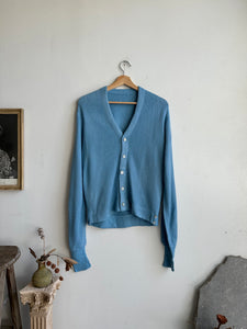 1960s Light Blue Cardigan (S/M)