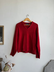 1960s Mohair Blend V-Neck Sweatshirt (S/M)